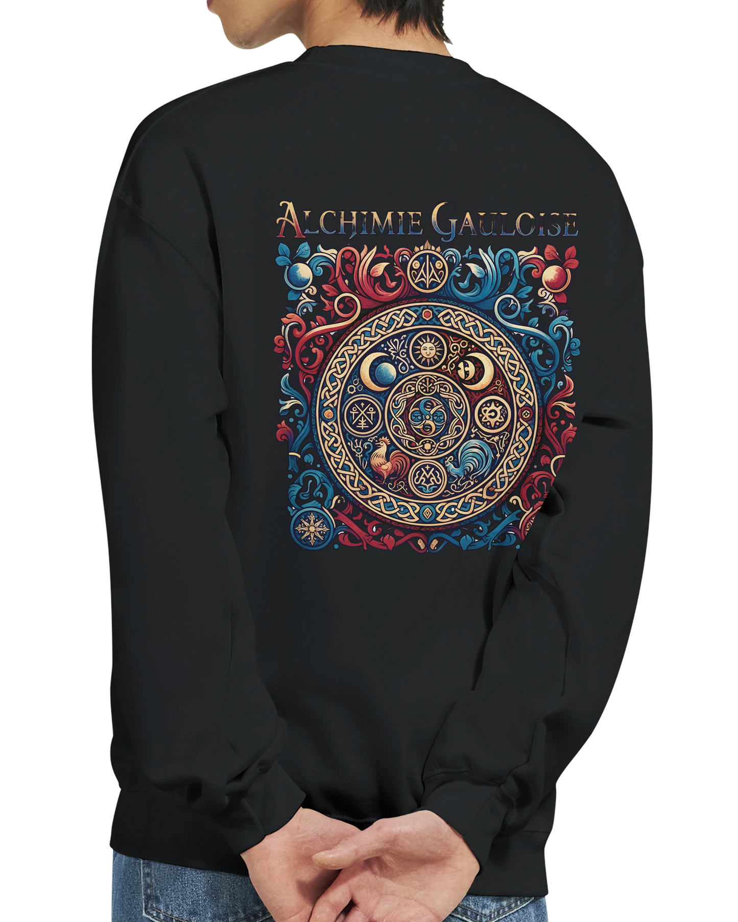 Sweat-shirt Homme Alchimie Gauloise – Coupe Classique Confortable