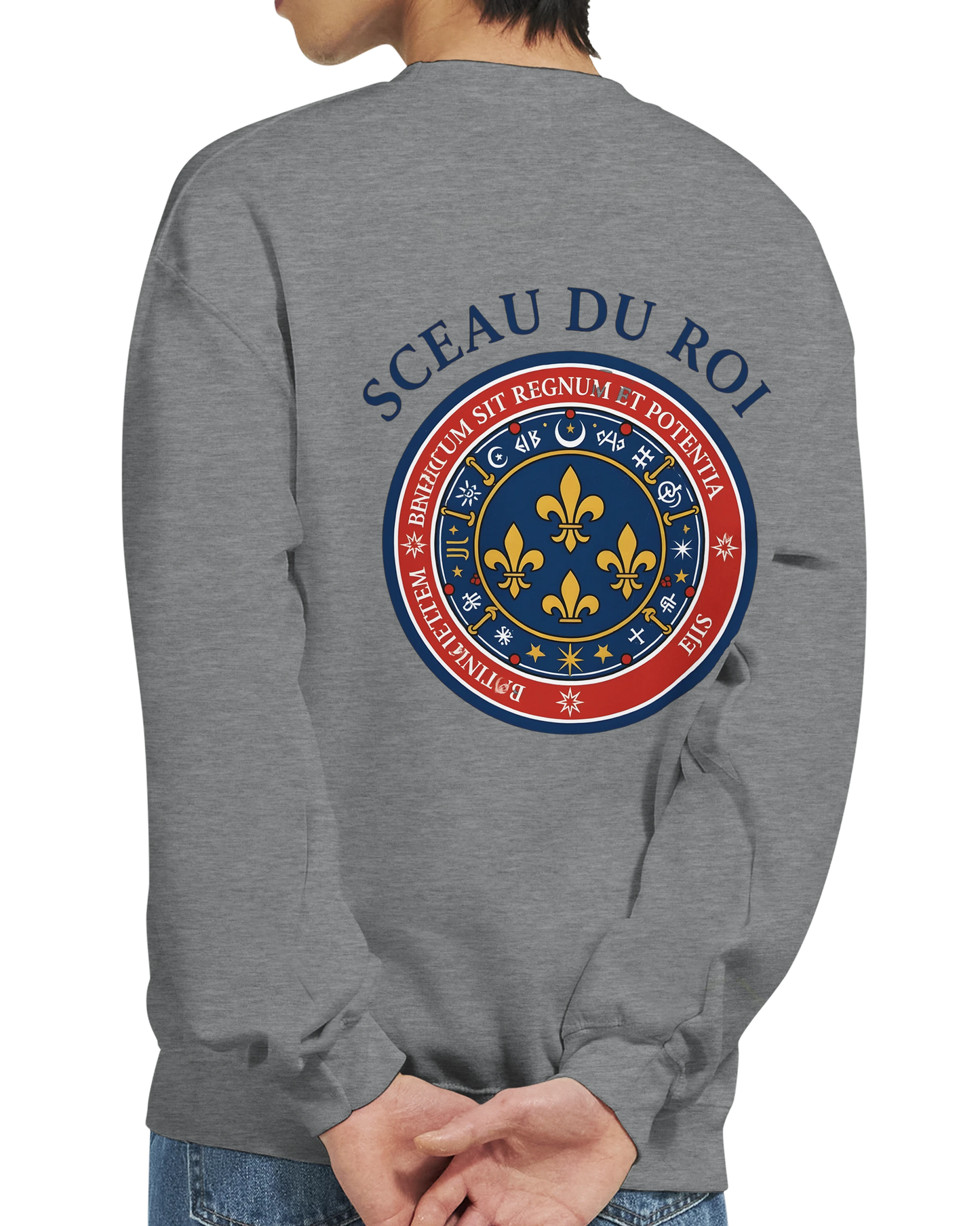 Sweat-shirt Homme Le Sceau du Roi - Coupe Classique Confortable
