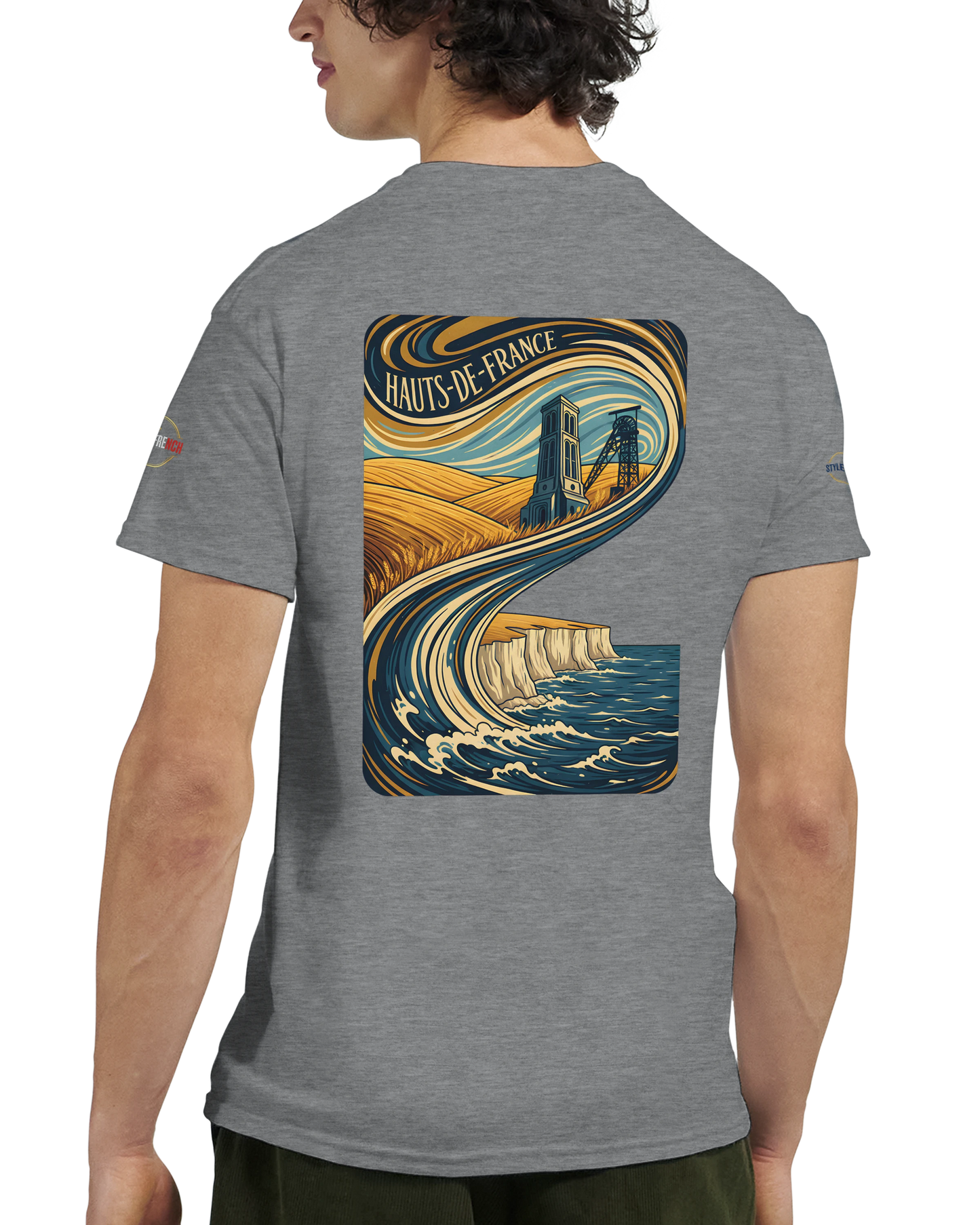T-shirt Unisexe Haut de France - Coton Épais Premium