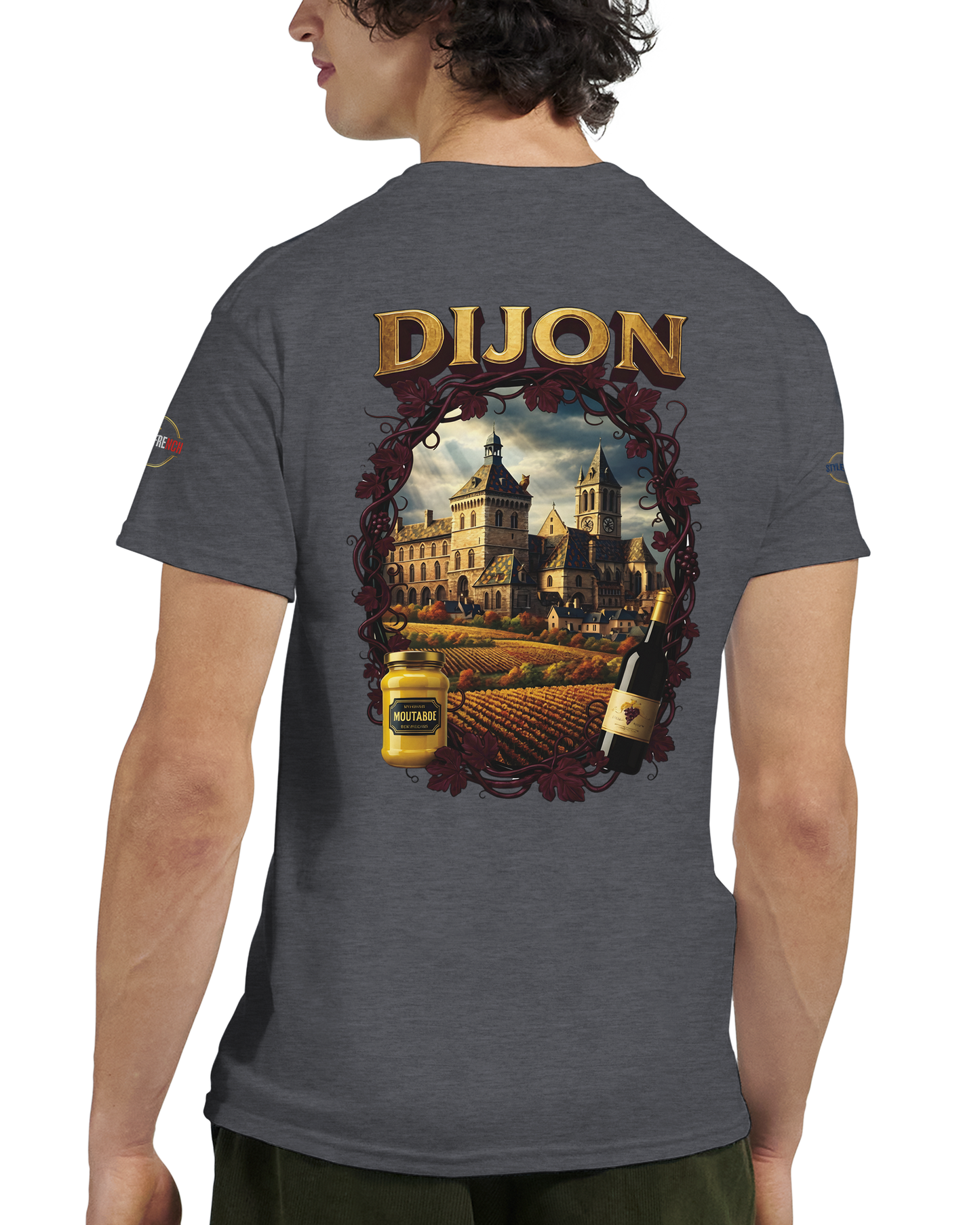 T-shirt Unisexe Dijon – Ville de France en Coton Premium