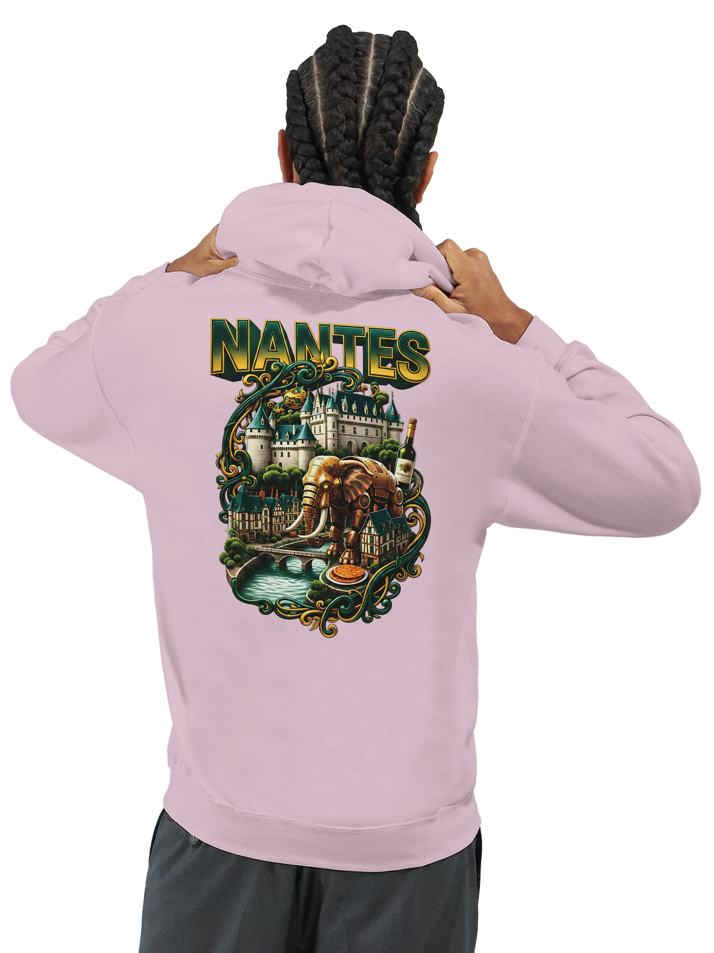 Sweat à capuche unisexe Nantes – Confort premium et style urbain