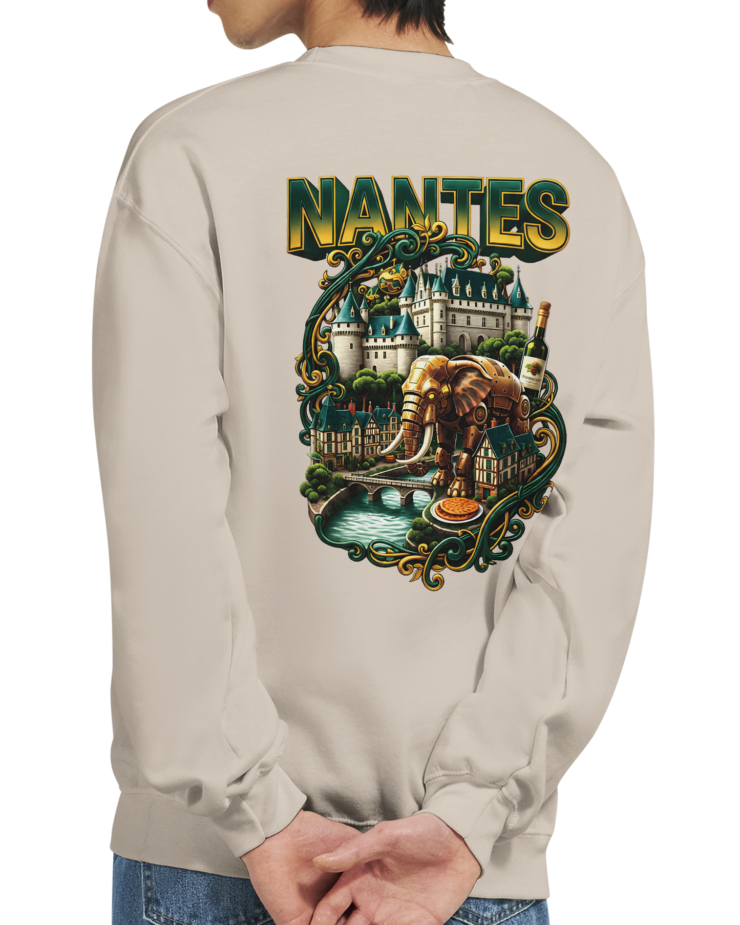 Sweat-shirt unisexe Nantes – Confort premium et style décontracté
