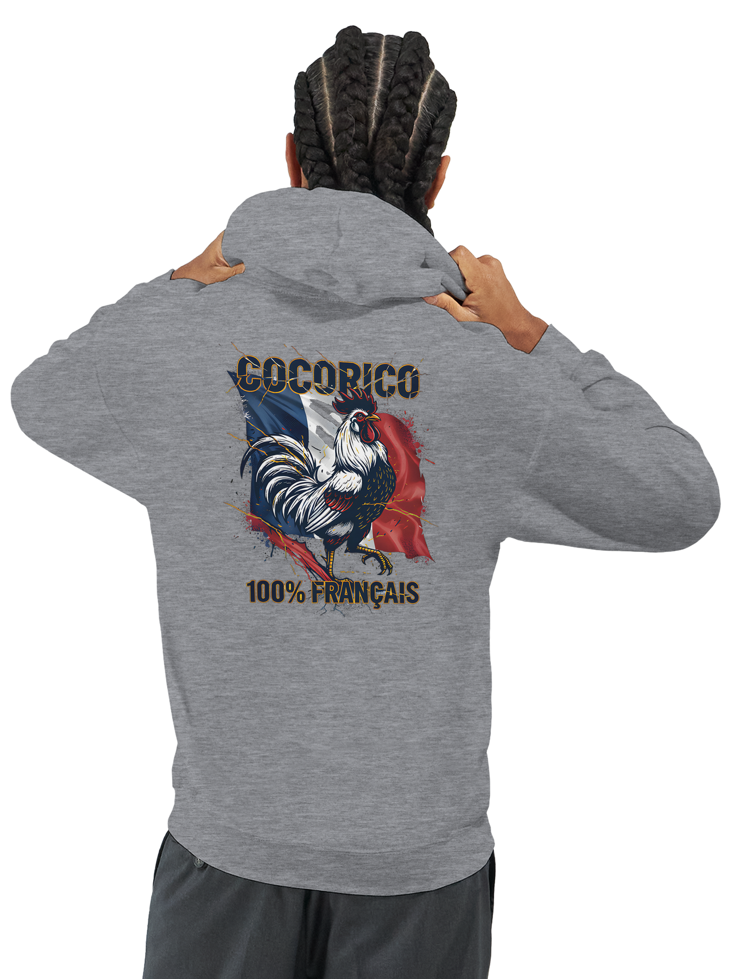 Sweat à Capuche Homme Cocorico – Confort et Style Français