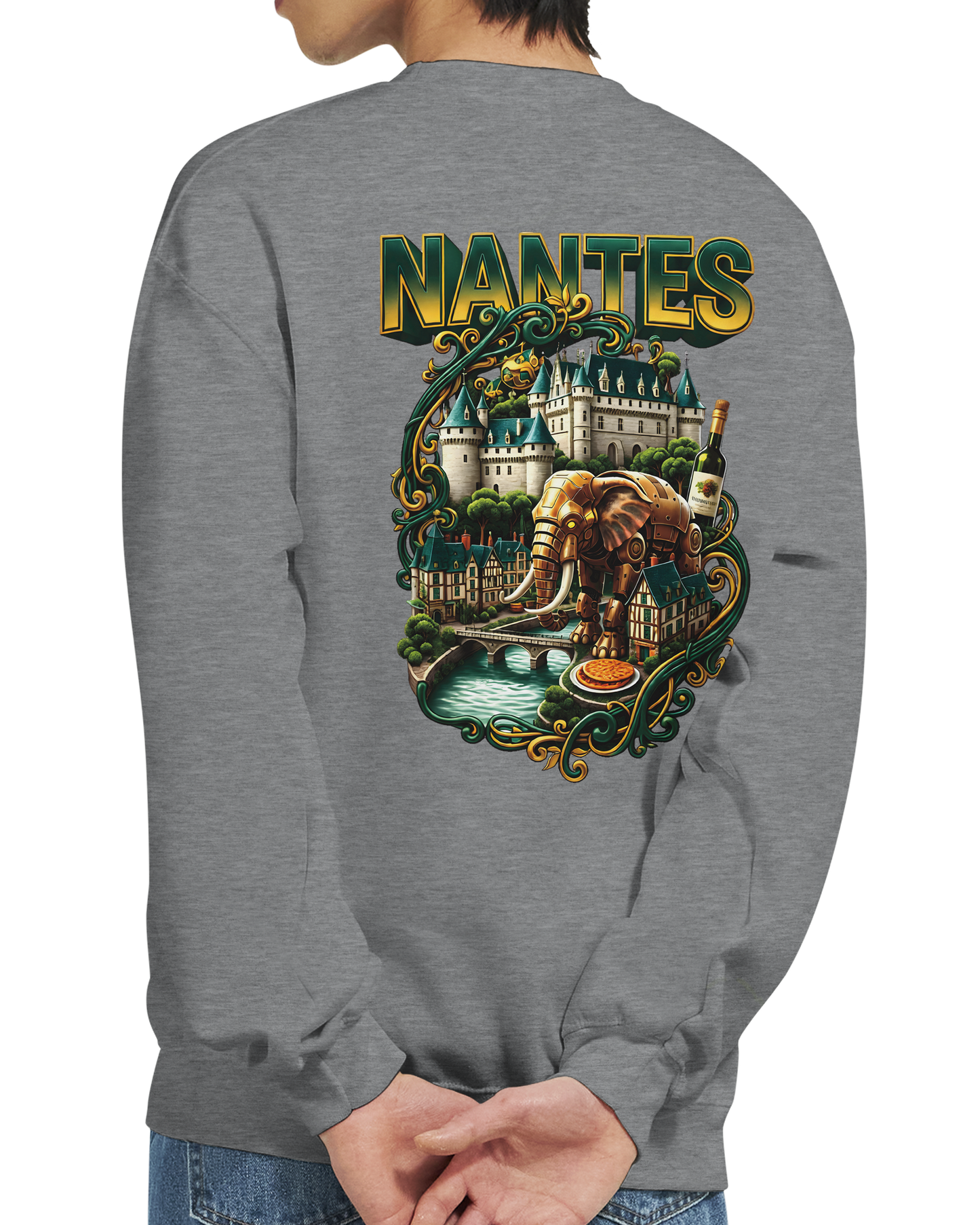 Sweat-shirt unisexe Nantes – Confort premium et style décontracté