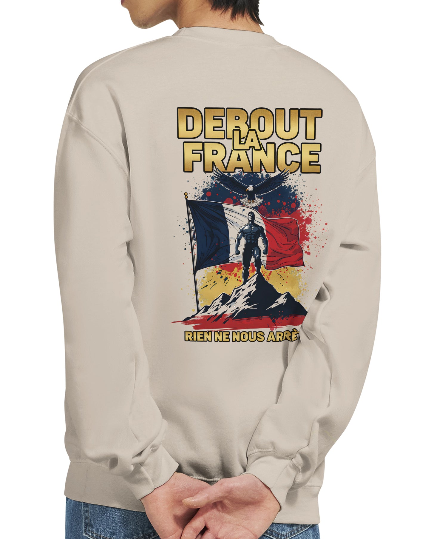 Sweat-shirt Debout La France - Confort Premium et Design Classique