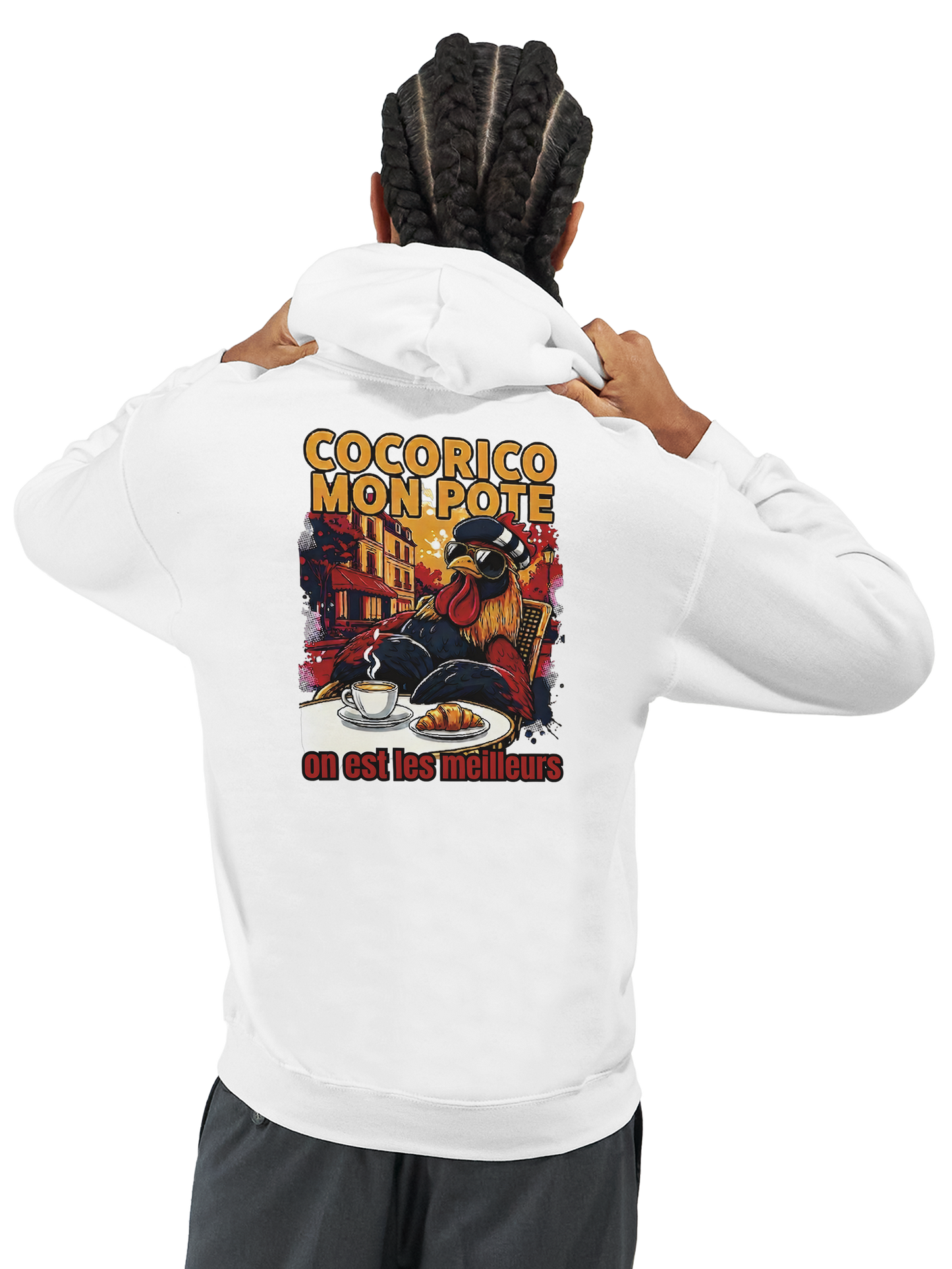 Sweat à Capuche homme on est les meilleurs