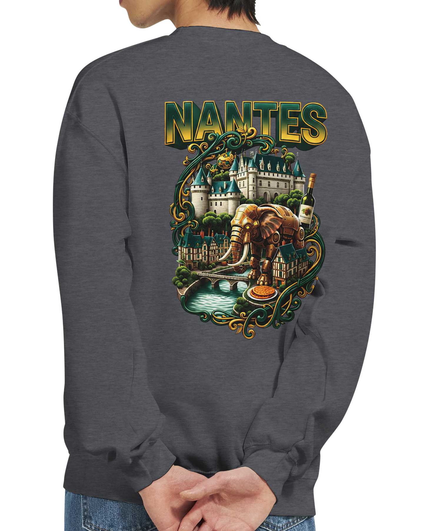 Sweat-shirt unisexe Nantes – Confort premium et style décontracté