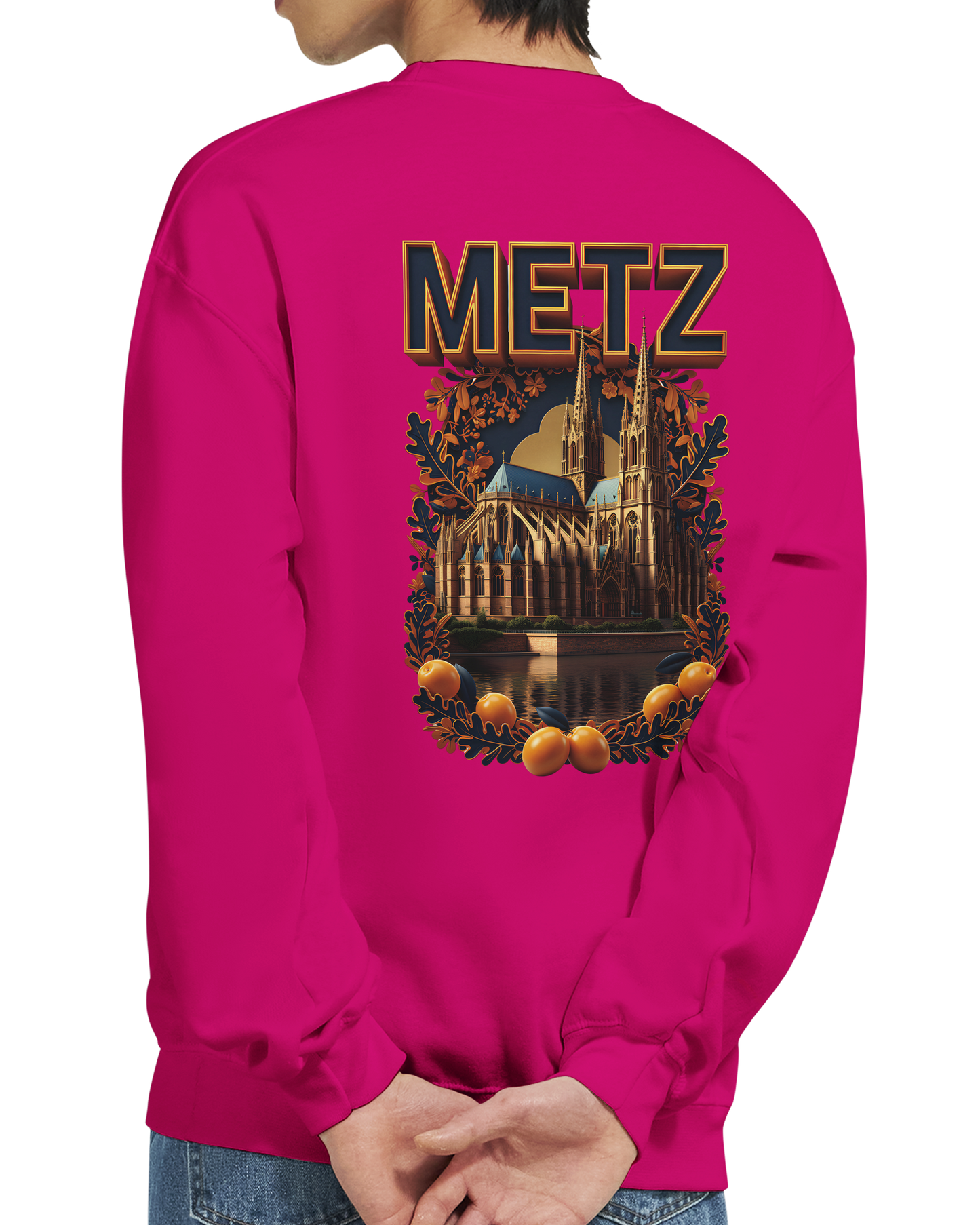 Sweat-shirt unisexe Metz – Coupe classique et confort premium