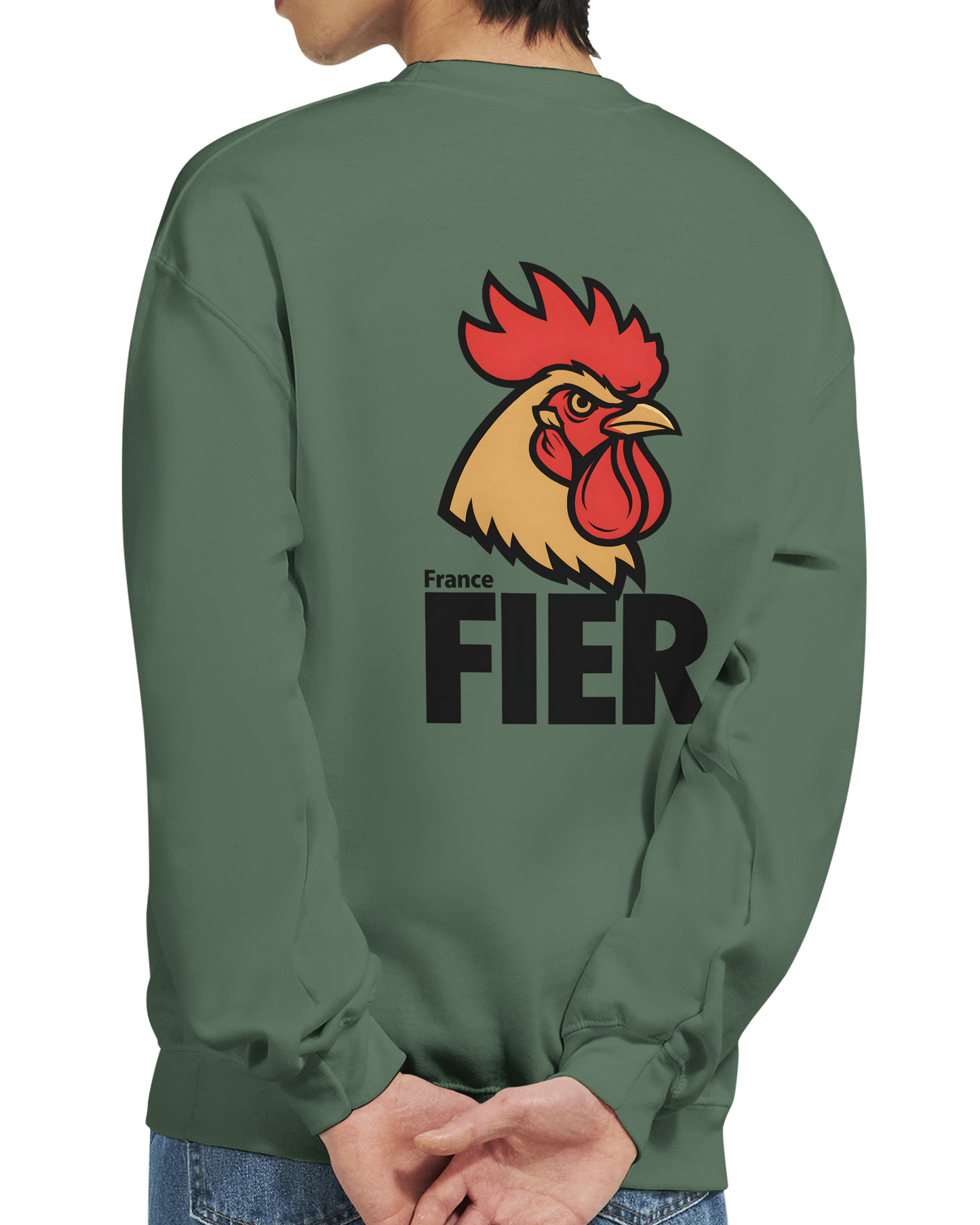 Sweat-shirt Homme France Fier - Coupe Classique et Confort Premium