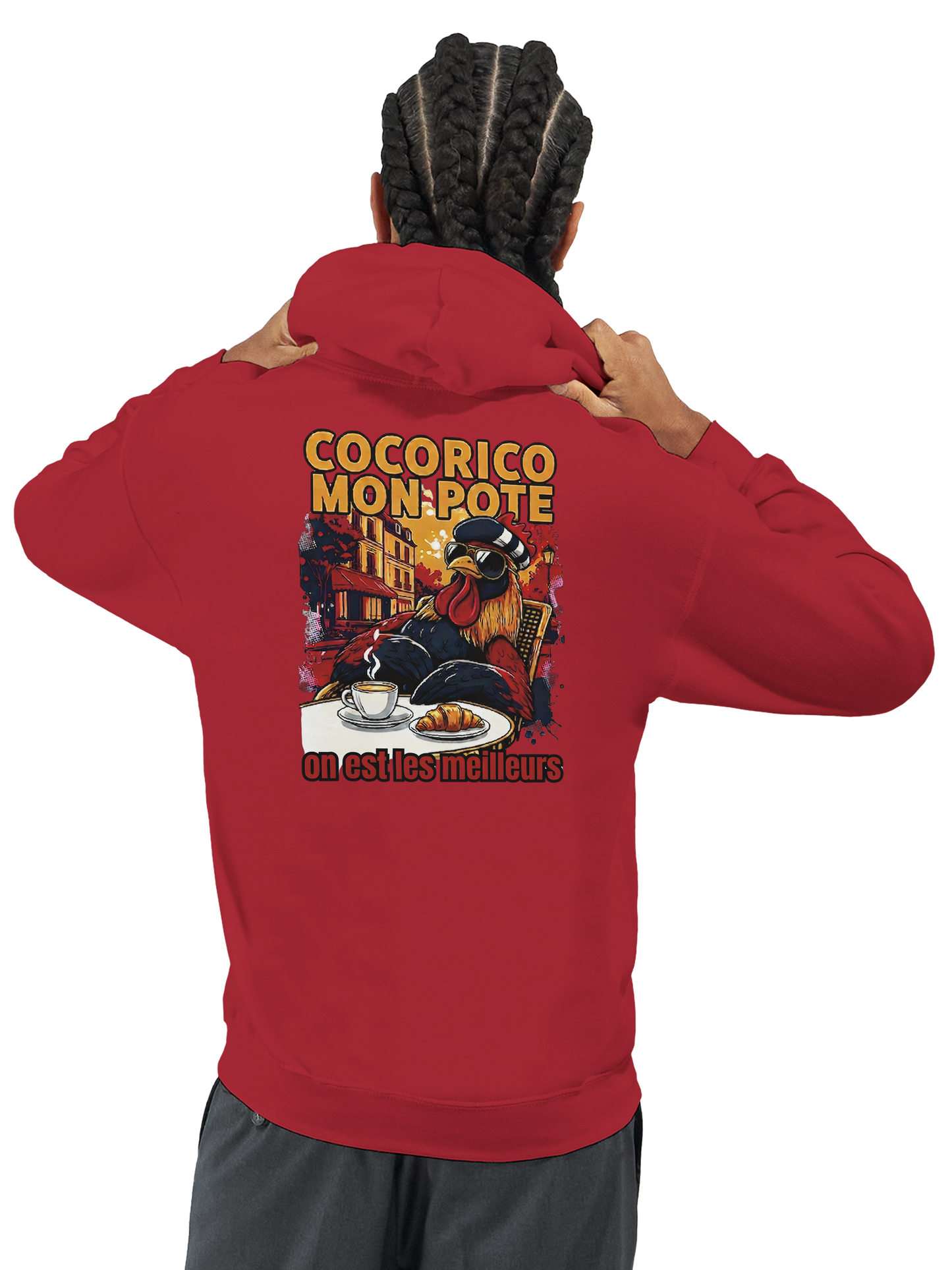Sweat à Capuche homme on est les meilleurs