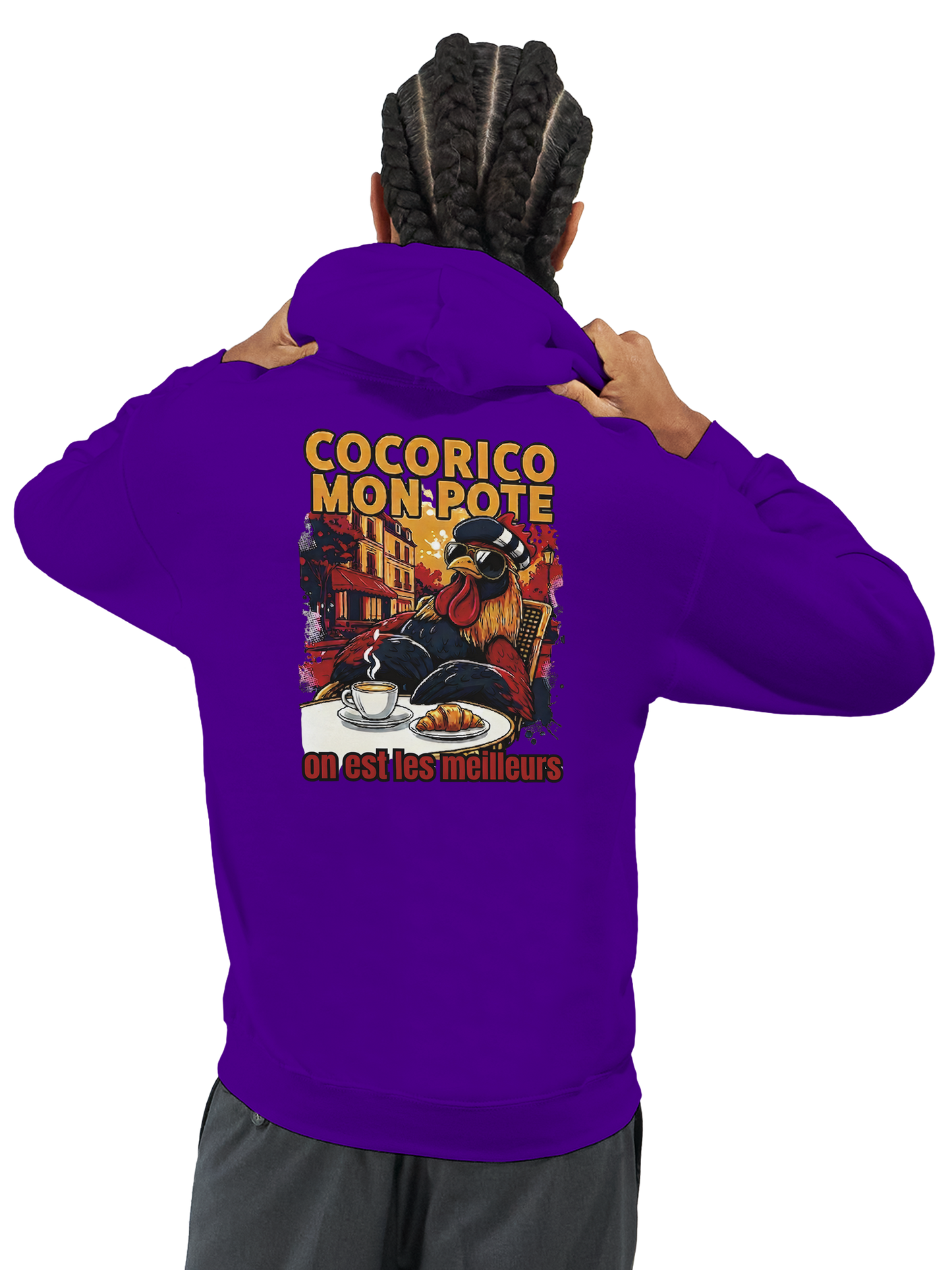 Sweat à Capuche homme on est les meilleurs