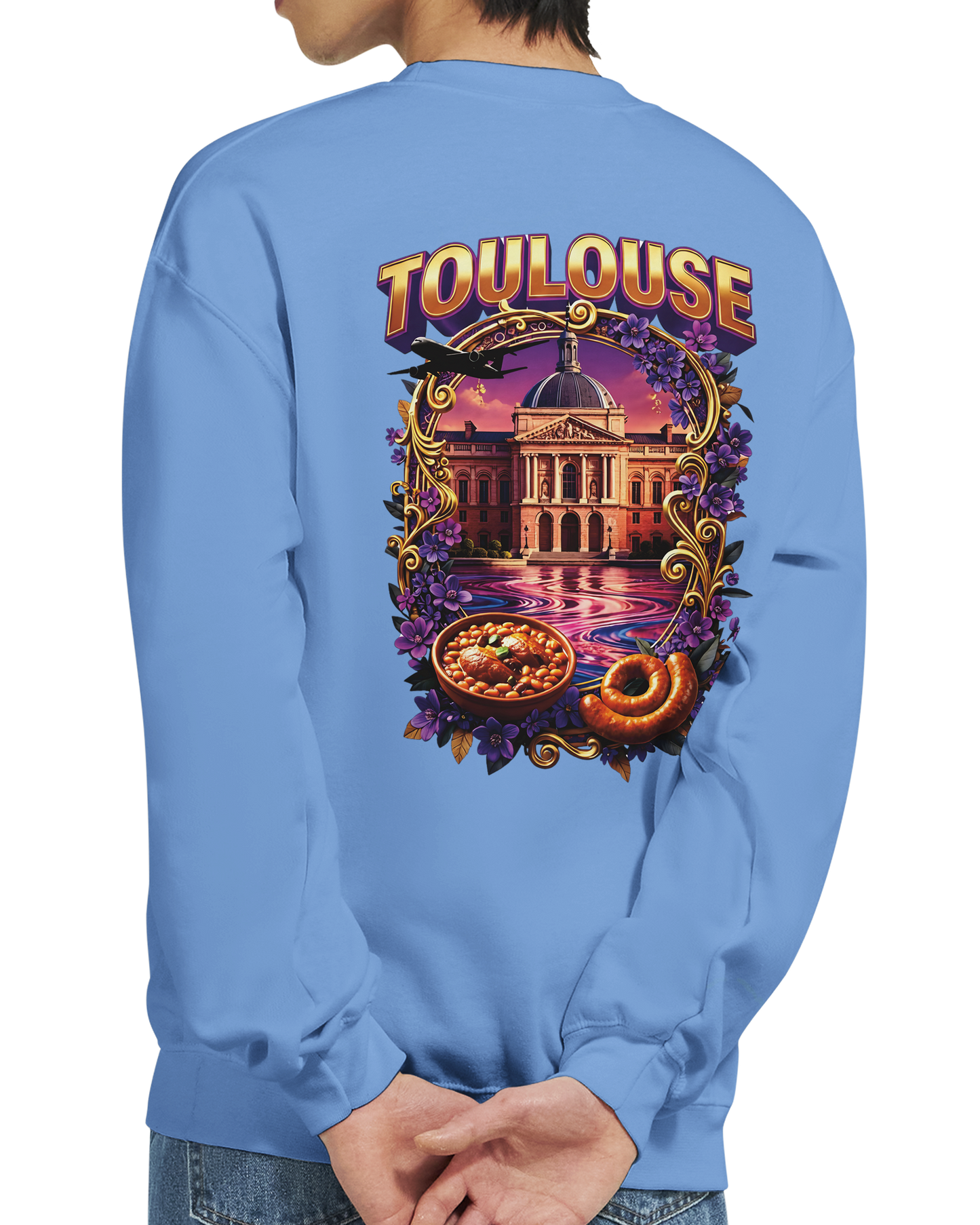Sweat-shirt Unisexe Toulouse – Design Ville de France