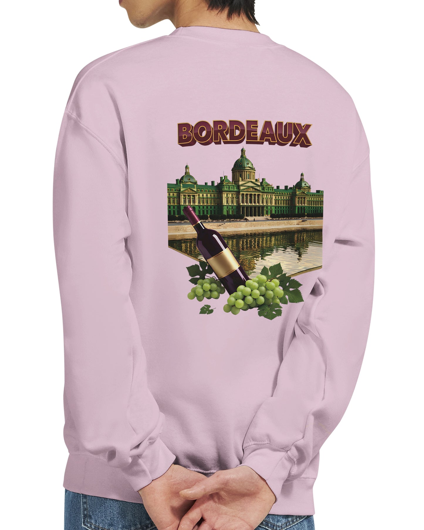 Sweat-shirt Unisexe Bordeaux Ville de France – Classique et Confortable