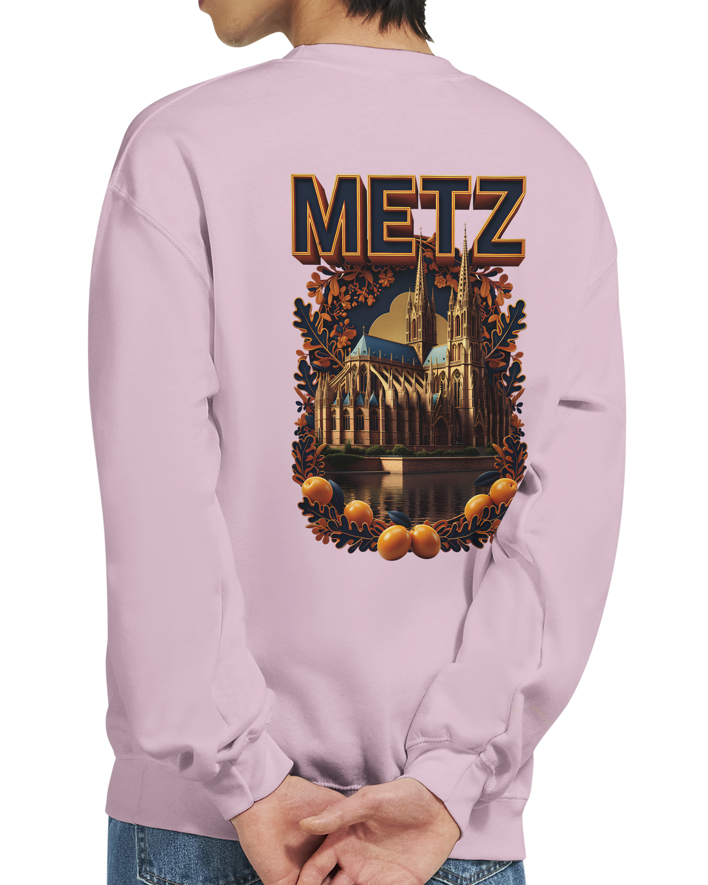 Sweat-shirt unisexe Metz – Coupe classique et confort premium