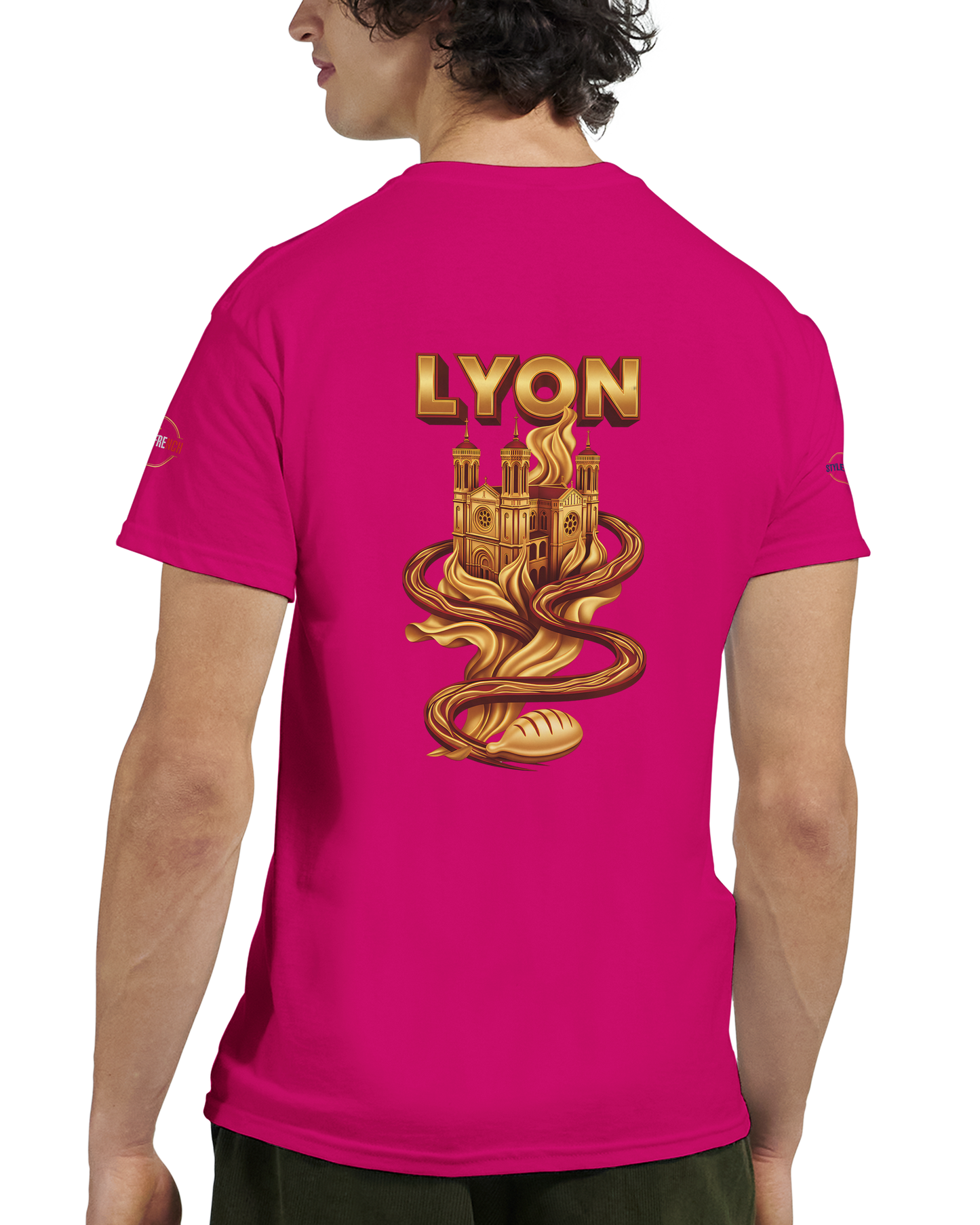 T-Shirt Unisexe Lyon - Design Ville de France - 100% Coton
