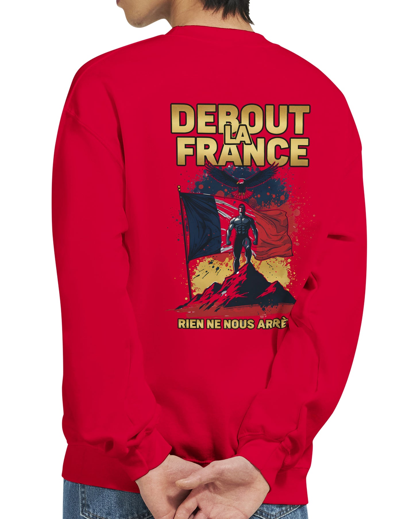 Sweat-shirt Debout La France - Confort Premium et Design Classique