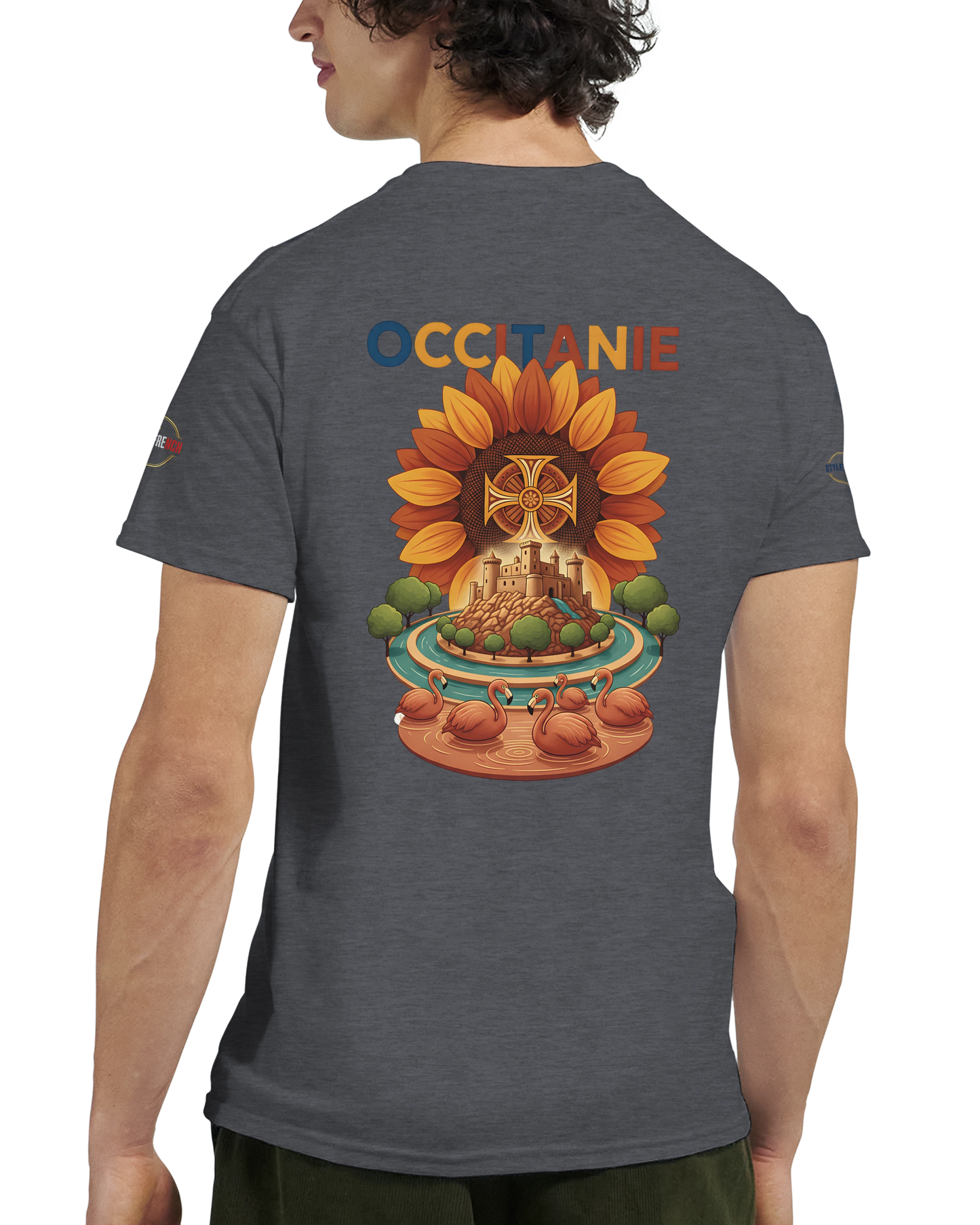 T-shirt Unisexe Occitanie – Coton Épais Premium