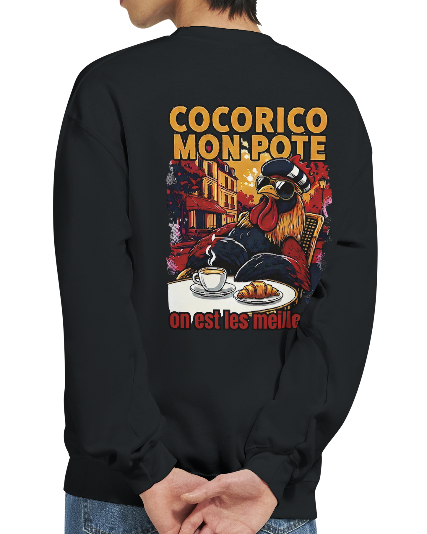 Sweat-shirt Cocorico On Est Les Meilleurs - Confort et Style Premium