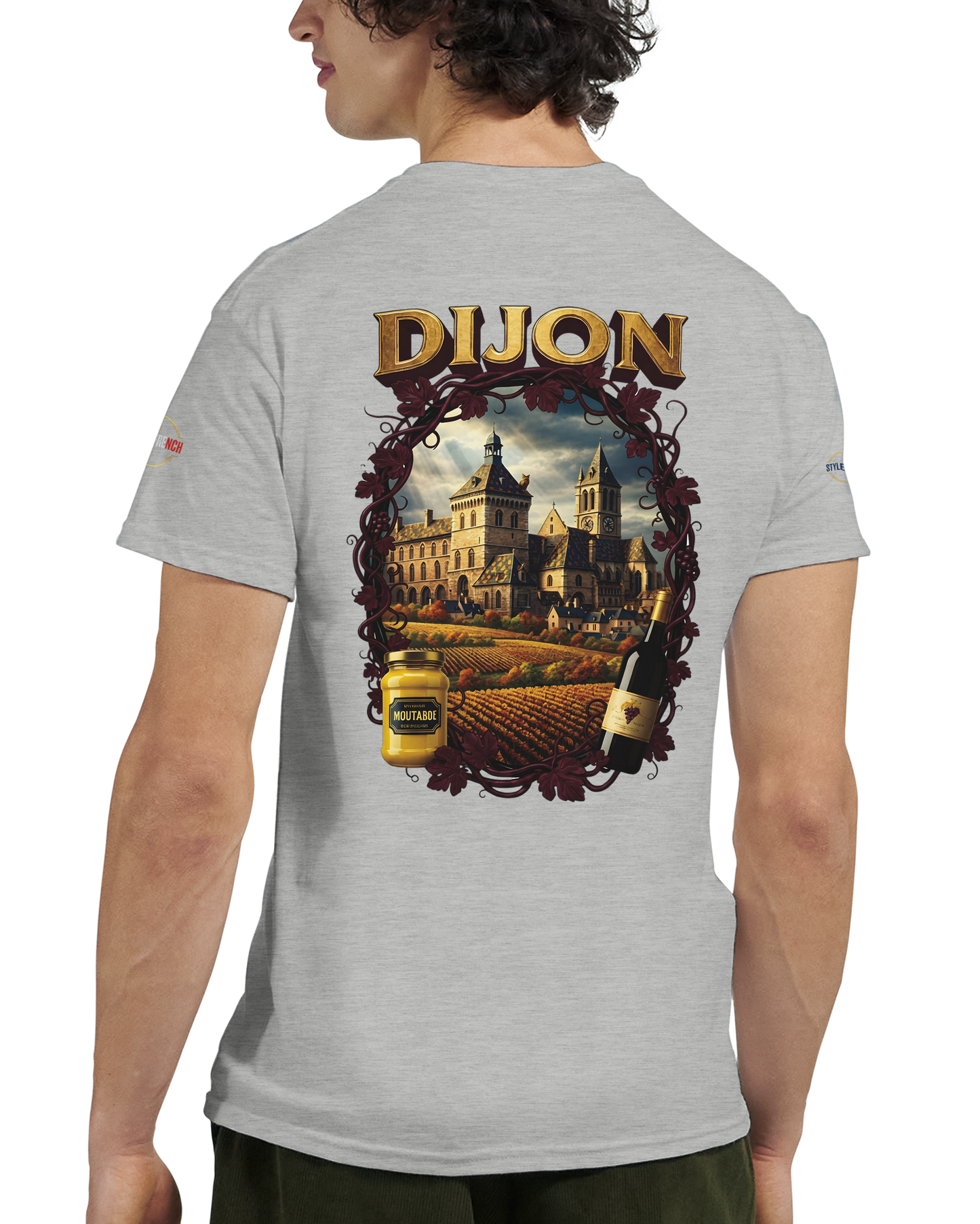 T-shirt Unisexe Dijon – Ville de France en Coton Premium