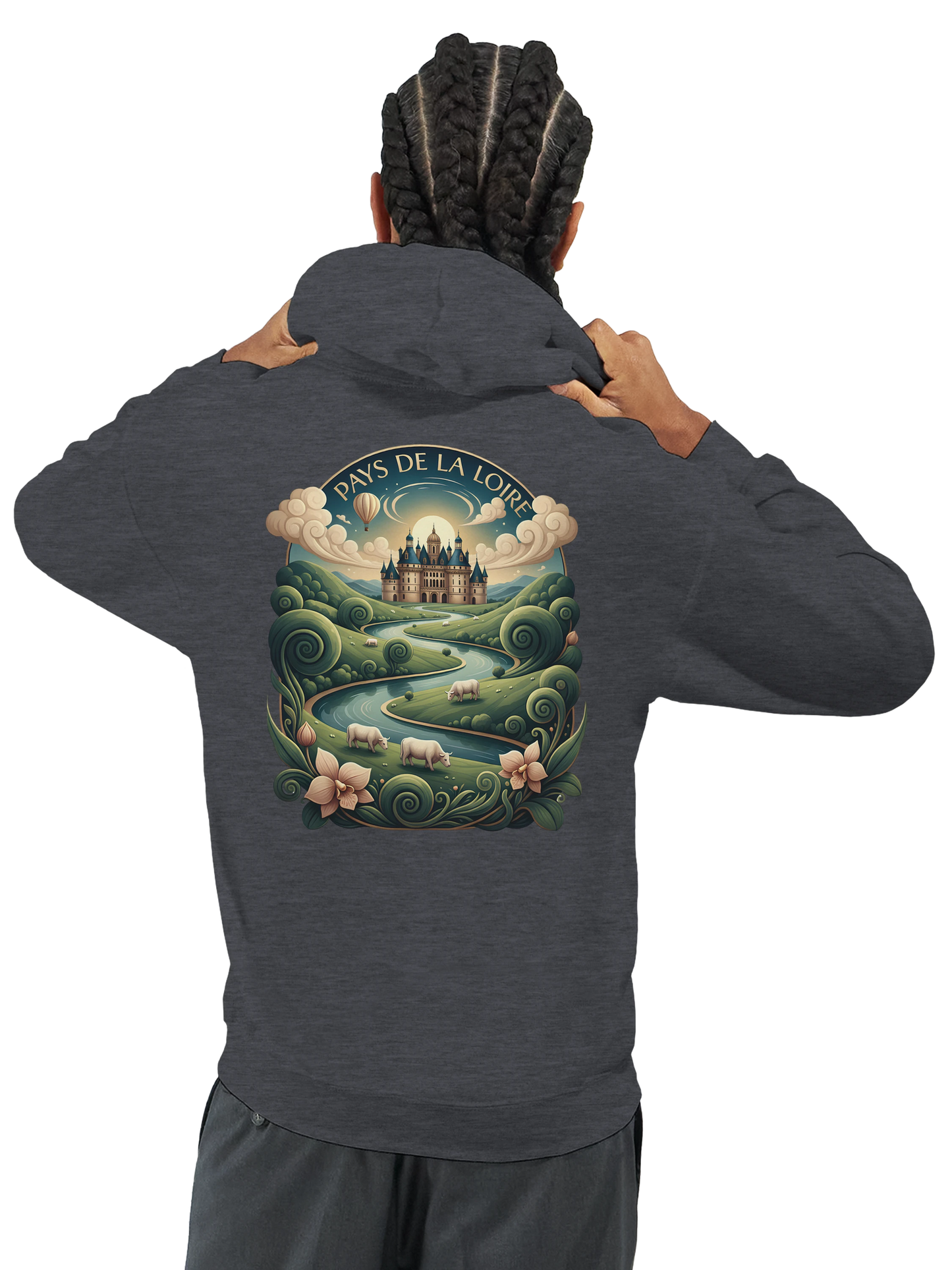 Sweat à capuche unisexe Pays de la Loire - Confort Premium