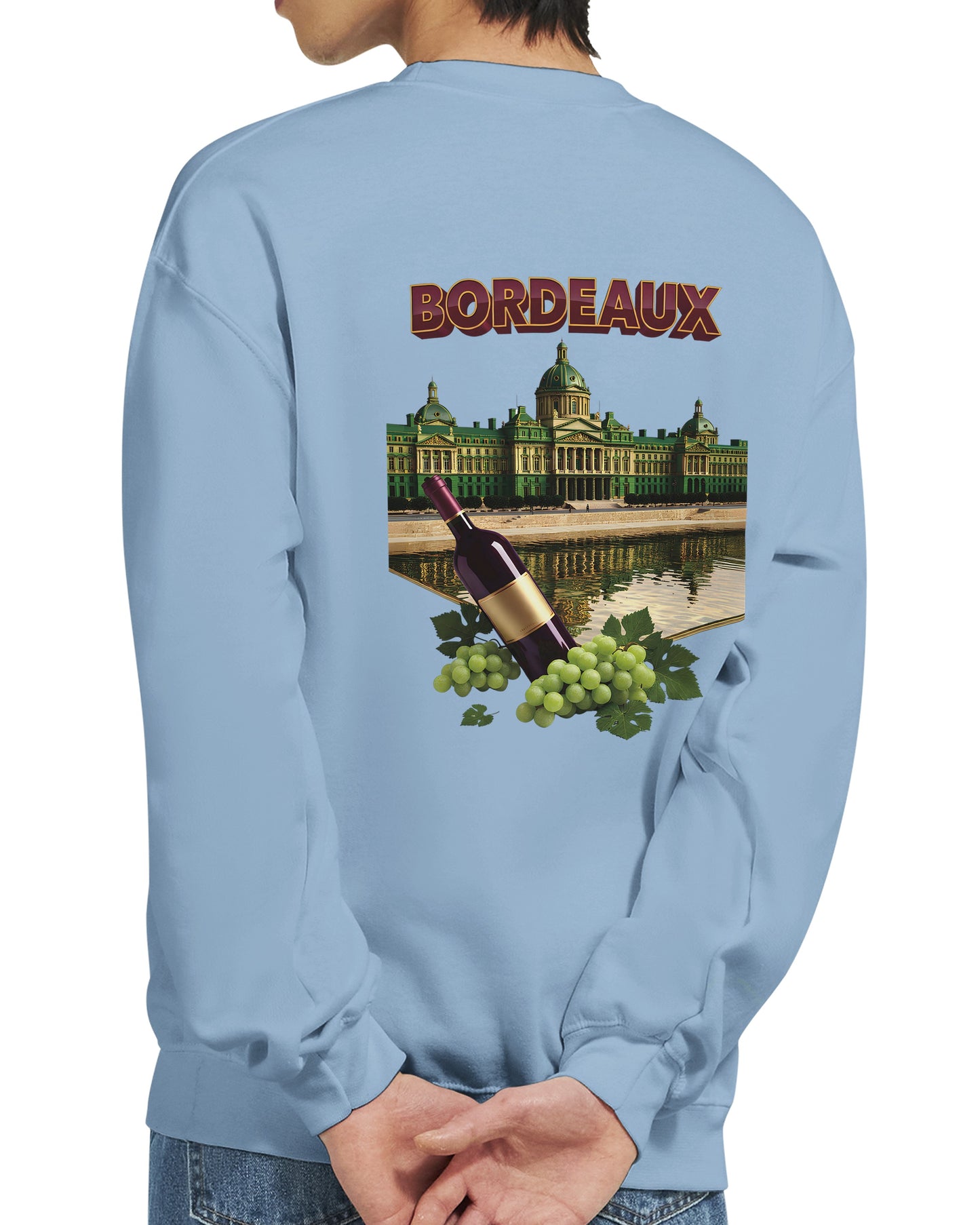 Sweat-shirt Unisexe Bordeaux Ville de France – Classique et Confortable