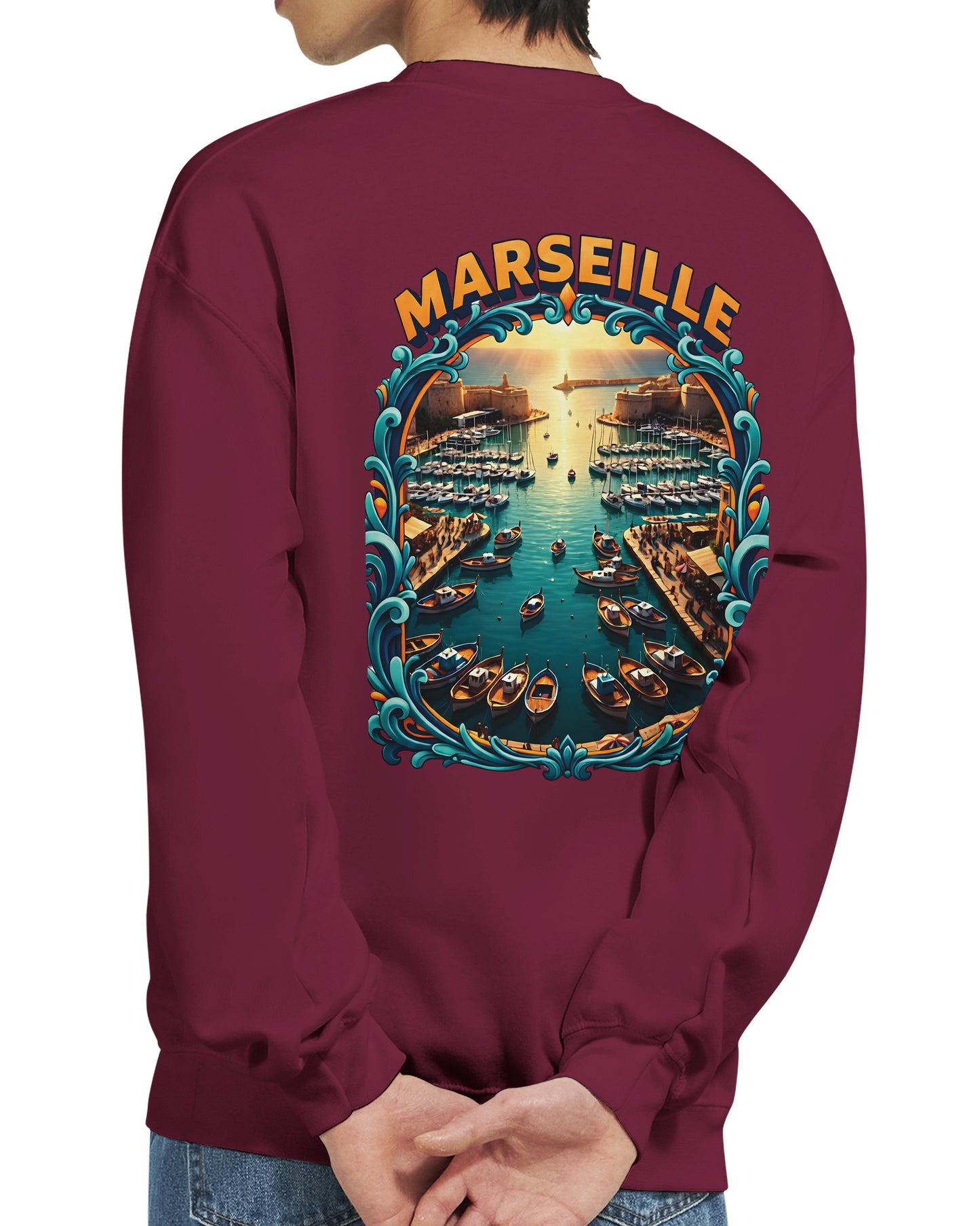 Sweat-shirt Unisexe Marseille - Confort Premium et Style Urbain