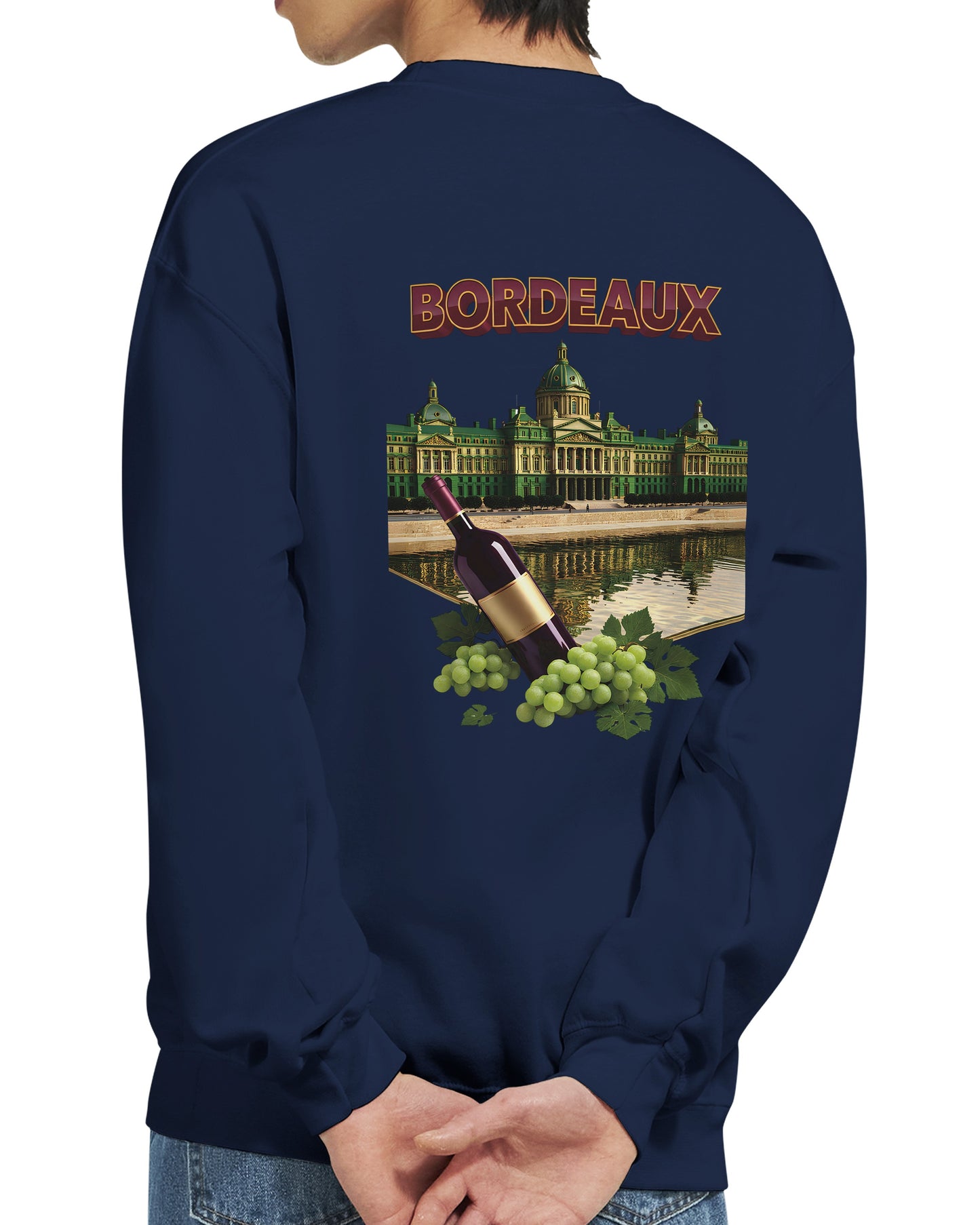 Sweat-shirt Unisexe Bordeaux Ville de France – Classique et Confortable