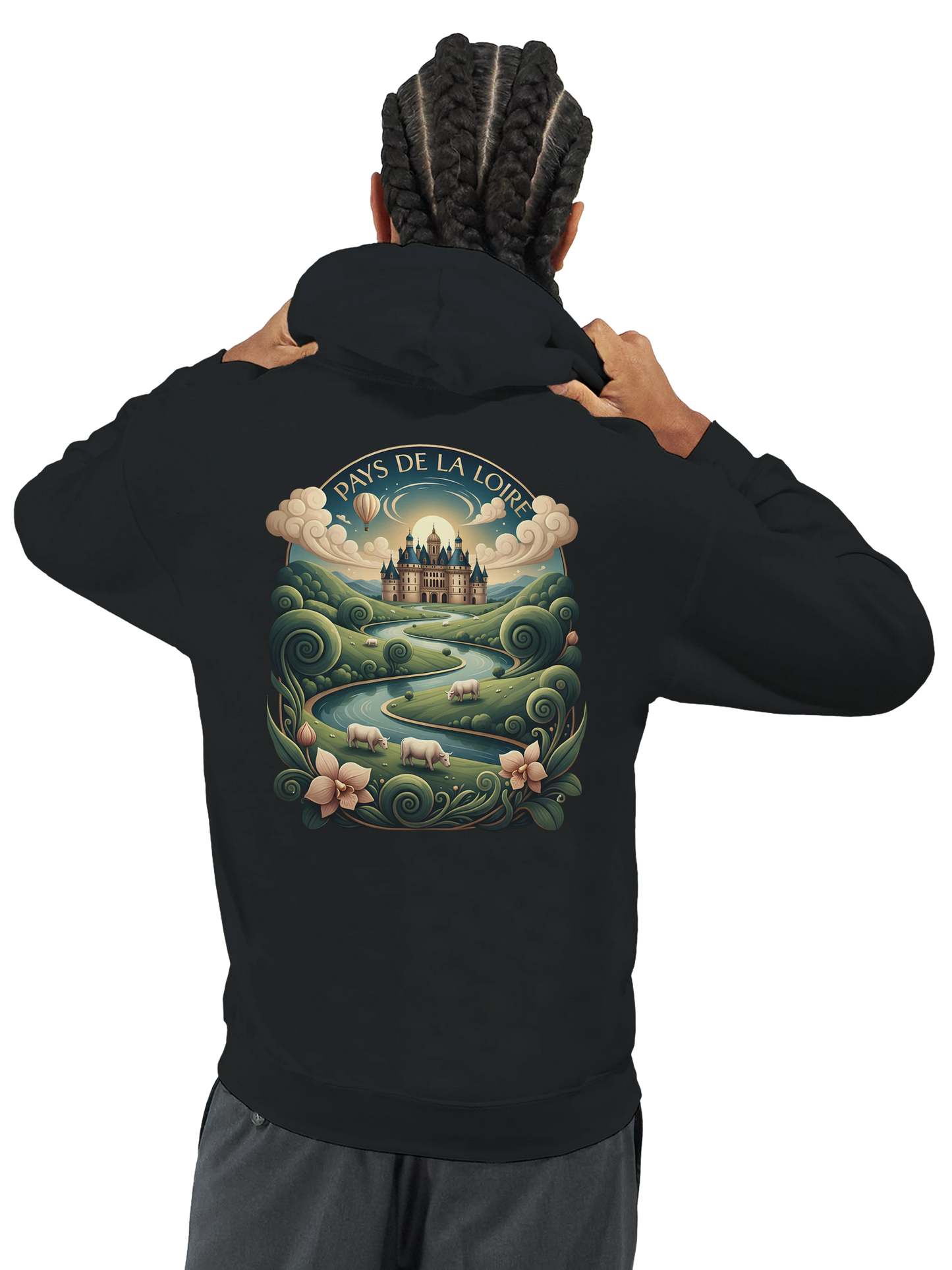 Sweat à capuche unisexe Pays de la Loire - Confort Premium