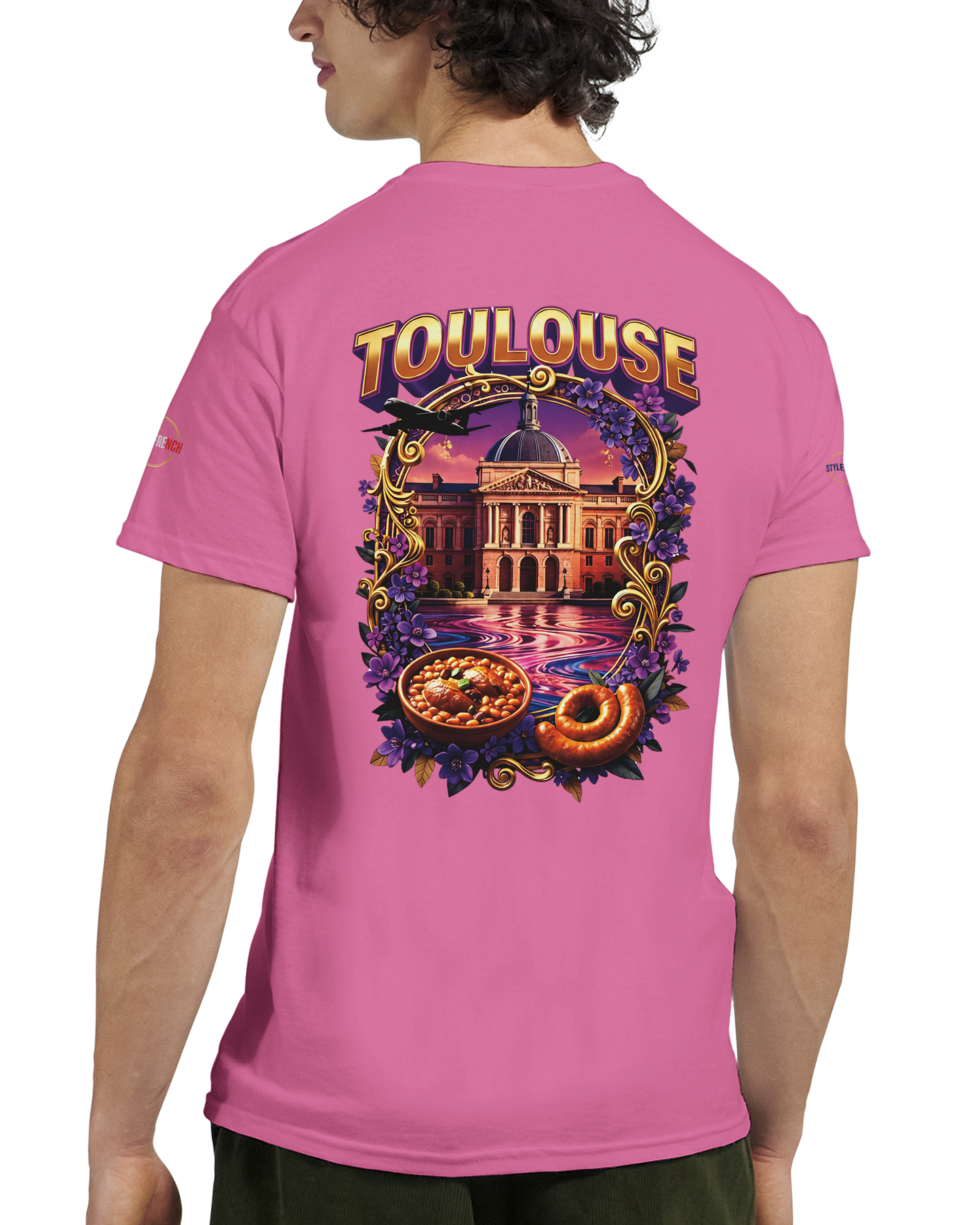 T-Shirt Unisexe Toulouse France – T-Shirt en Coton Premium à Coupe Classique