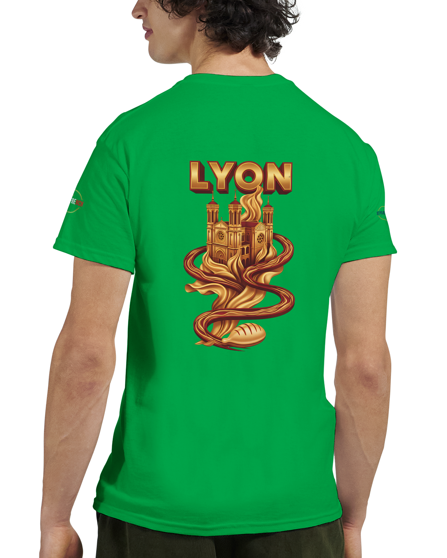 T-Shirt Unisexe Lyon - Design Ville de France - 100% Coton