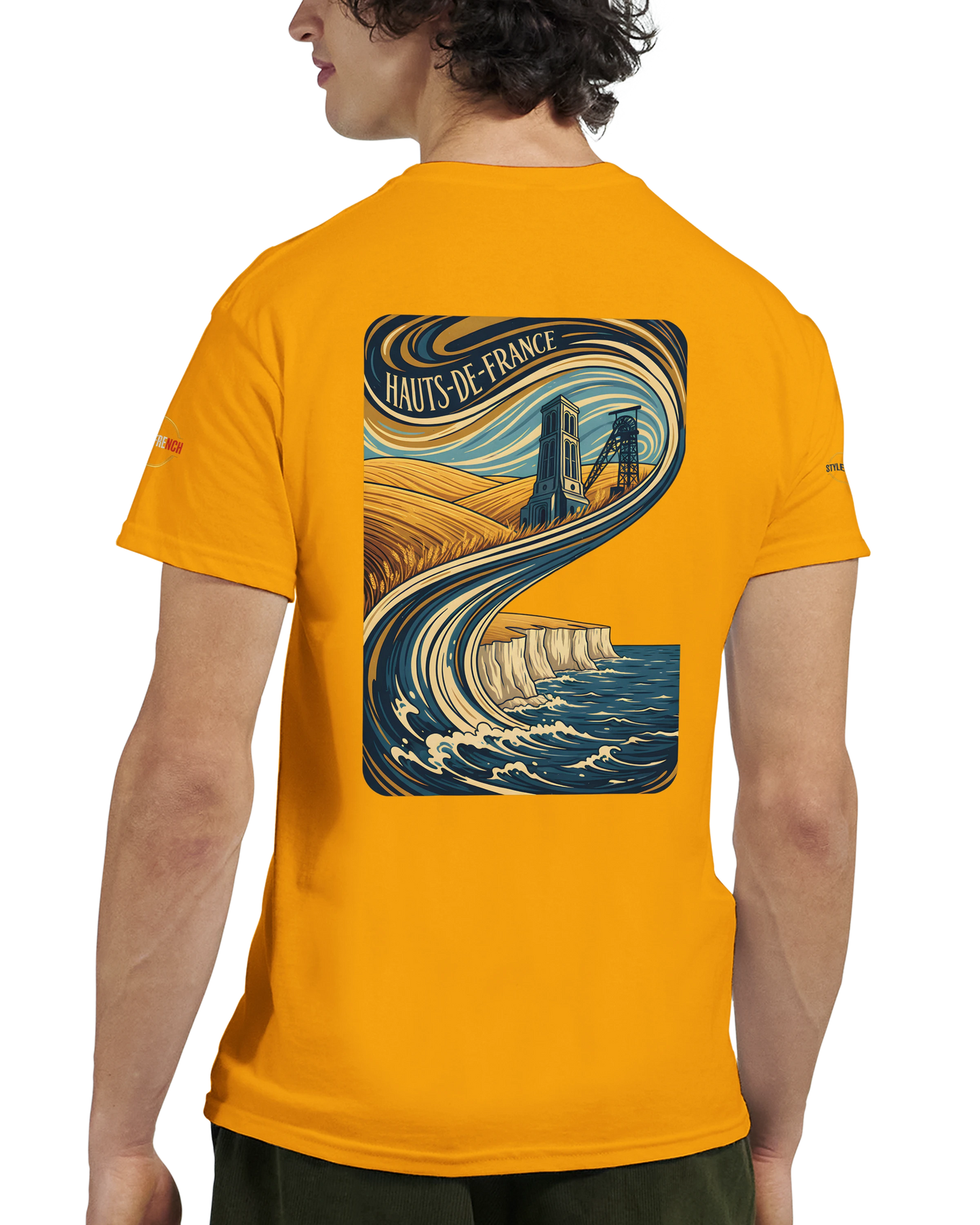 T-shirt Unisexe Haut de France - Coton Épais Premium