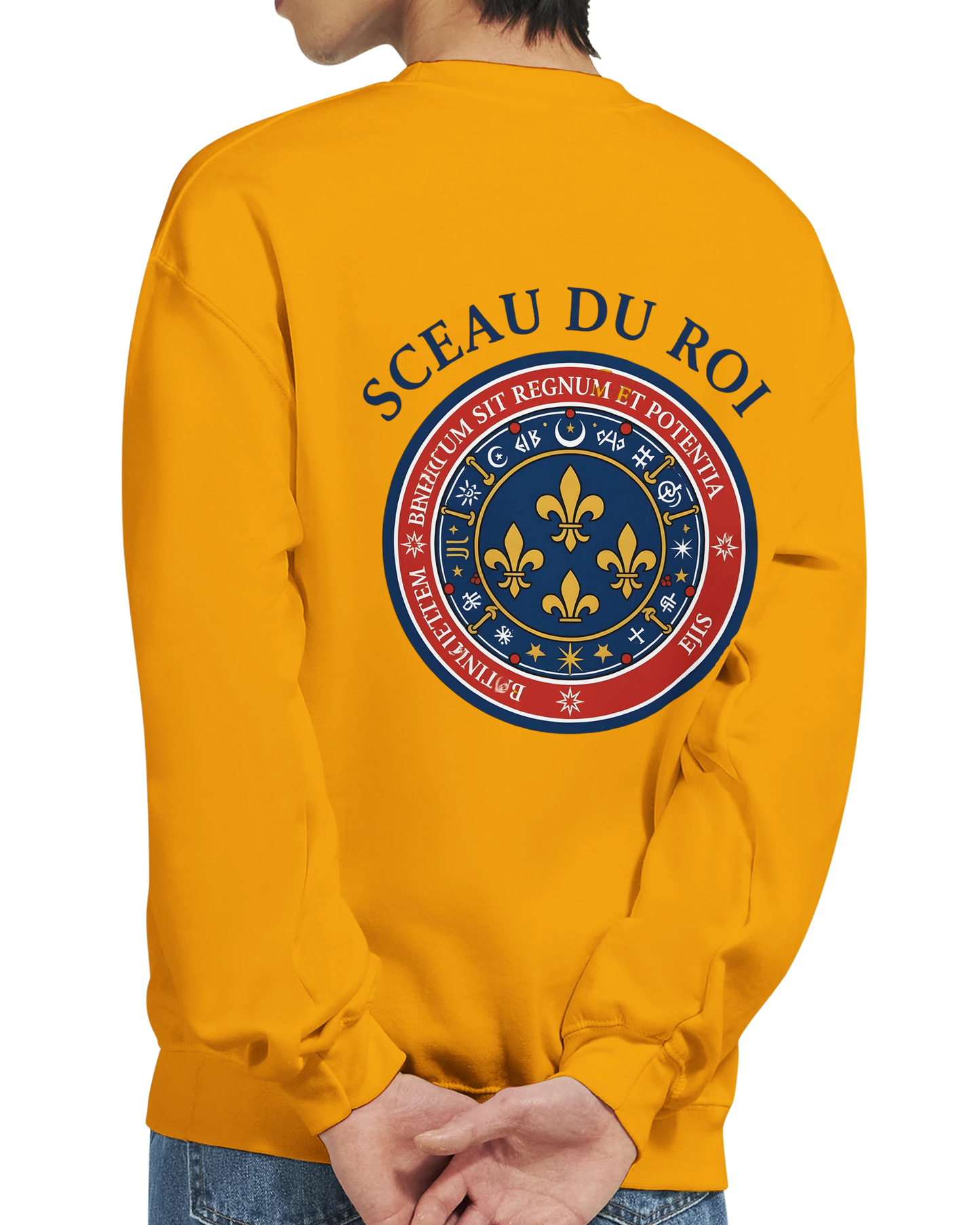 Sweat-shirt Homme Le Sceau du Roi - Coupe Classique Confortable