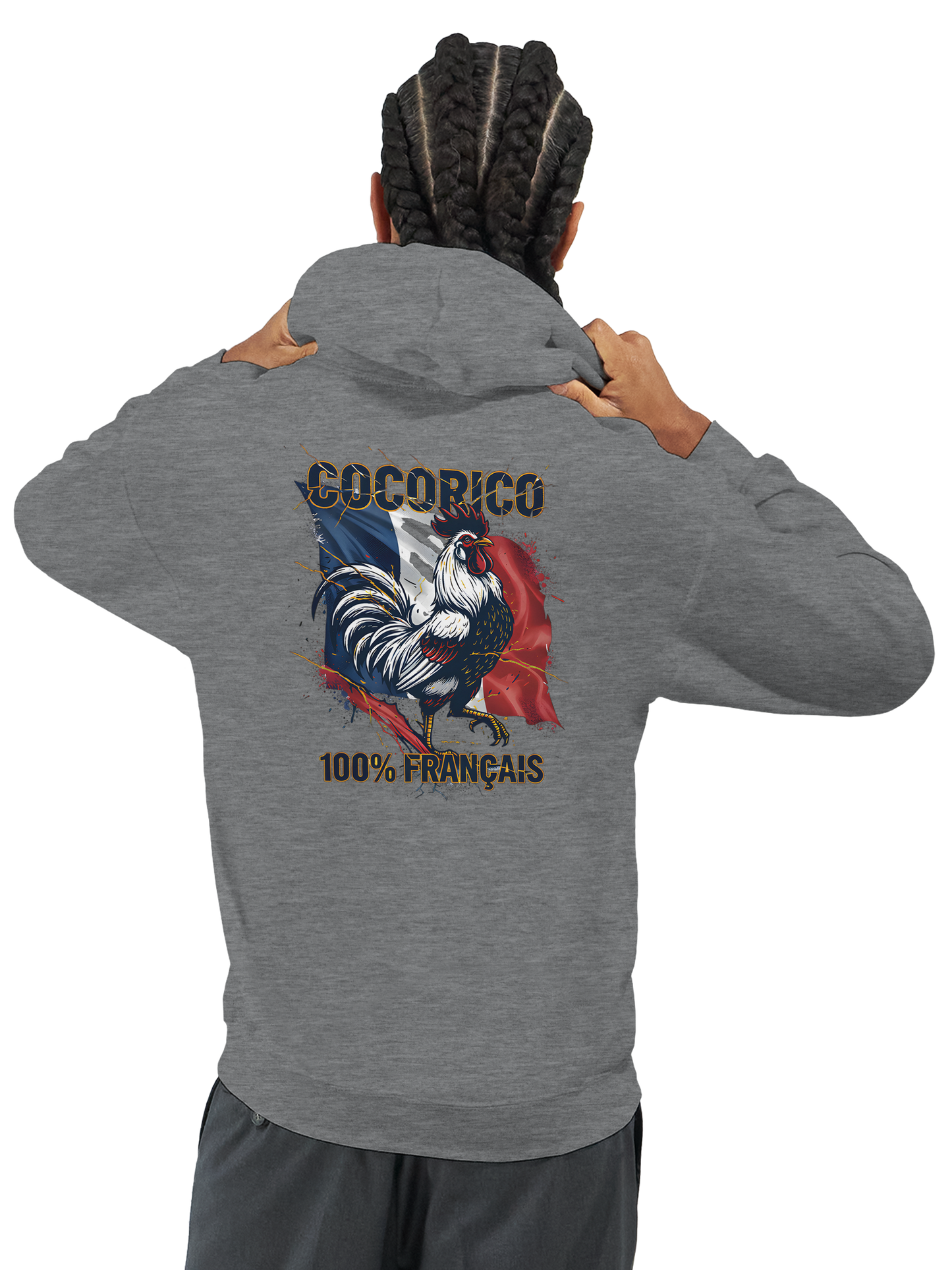 Sweat à Capuche Homme Cocorico – Confort et Style Français