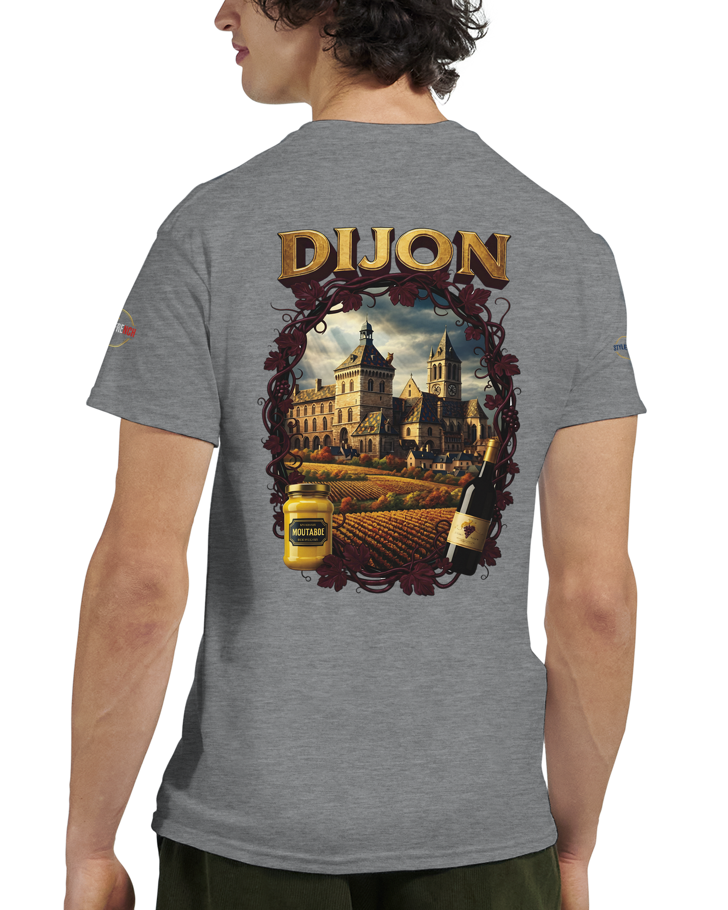T-shirt Unisexe Dijon – Ville de France en Coton Premium
