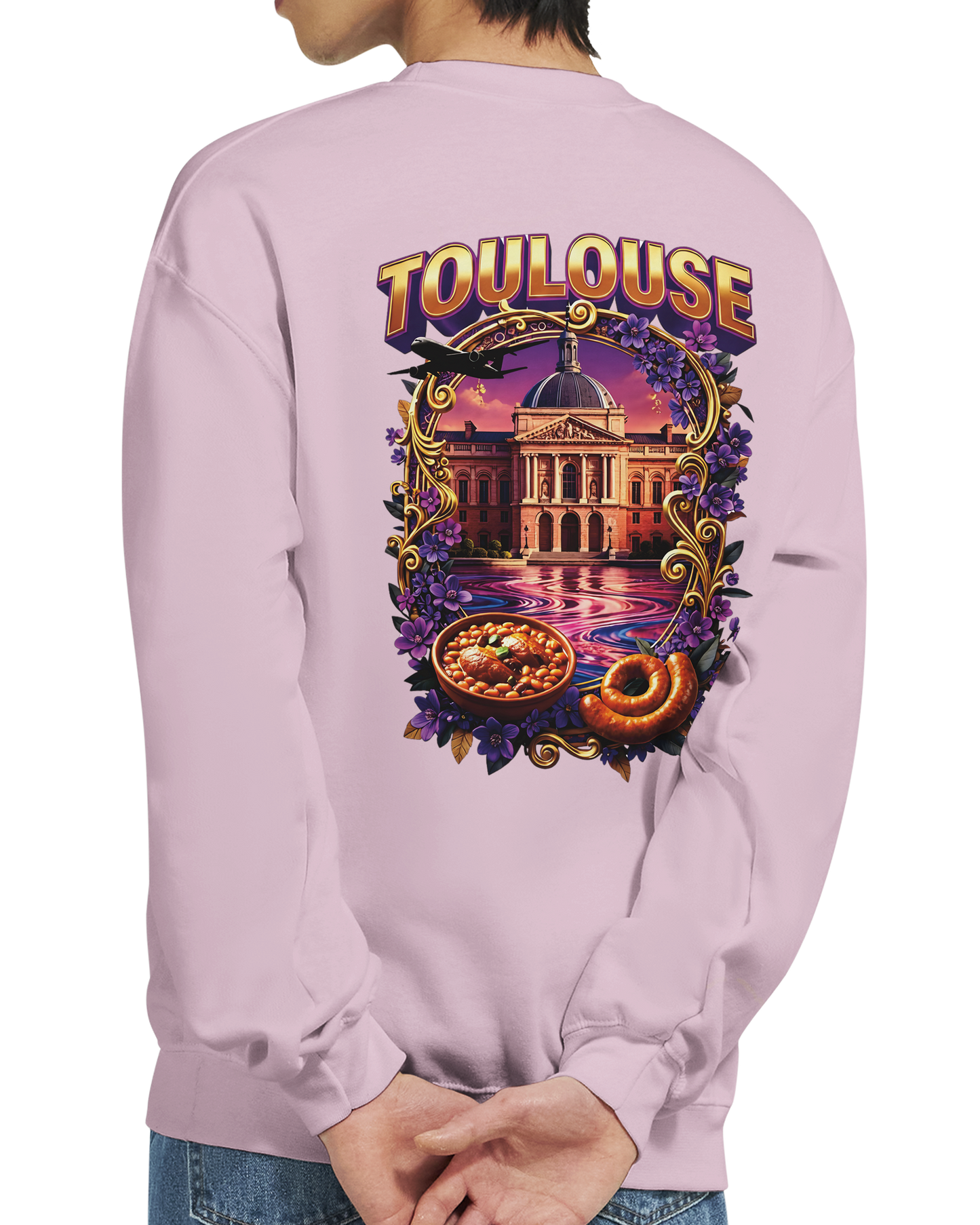 Sweat-shirt Unisexe Toulouse – Design Ville de France