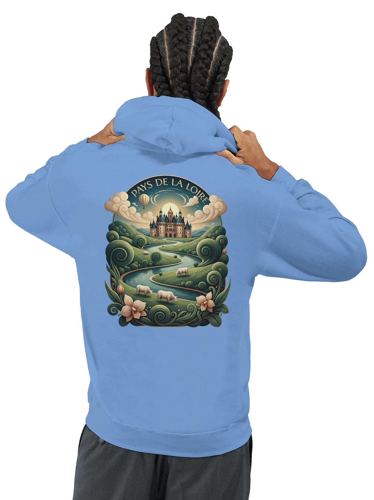Sweat à capuche unisexe Pays de la Loire - Confort Premium