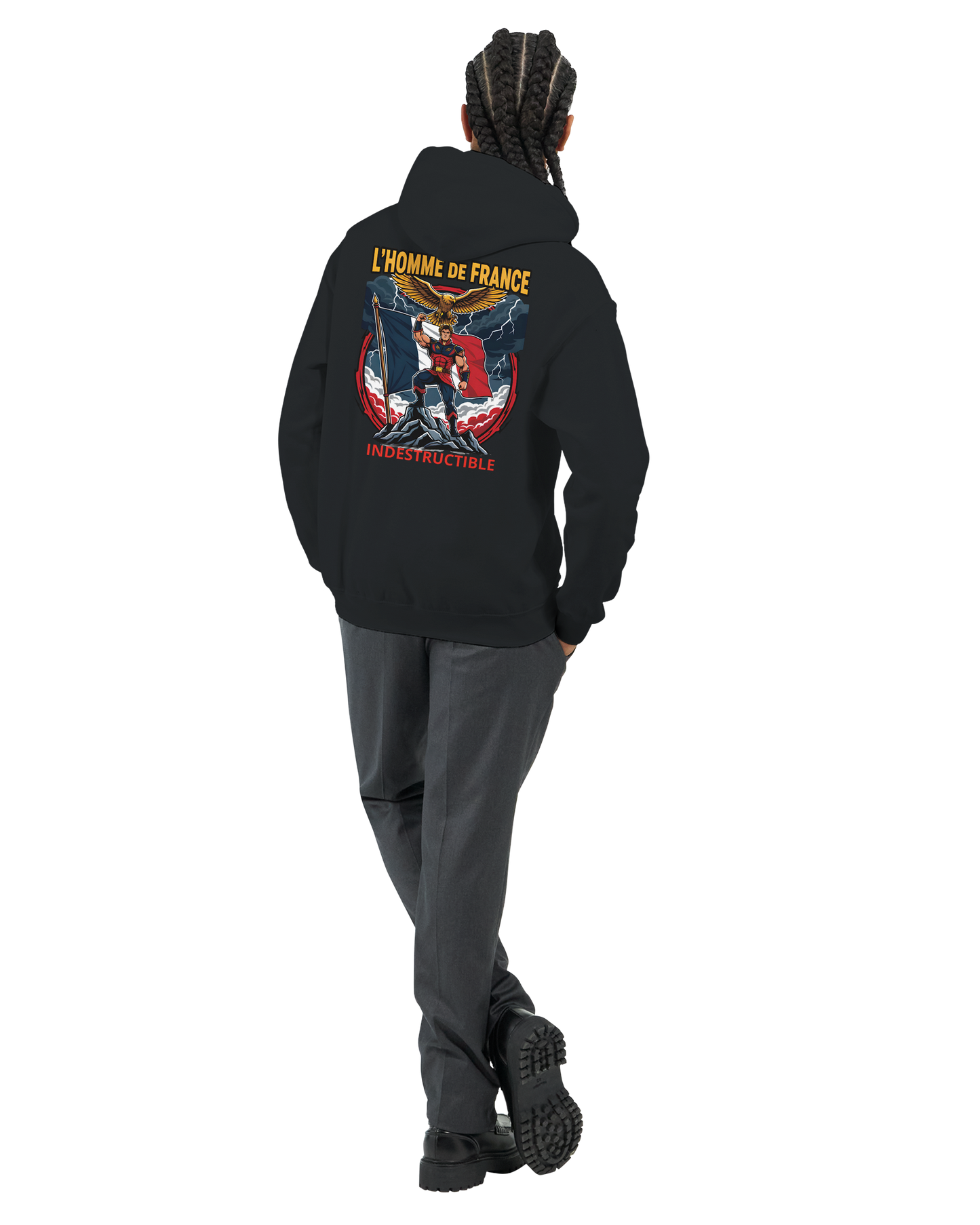 Sweat à Capuche Homme homme de France - Design France - Confort Premium