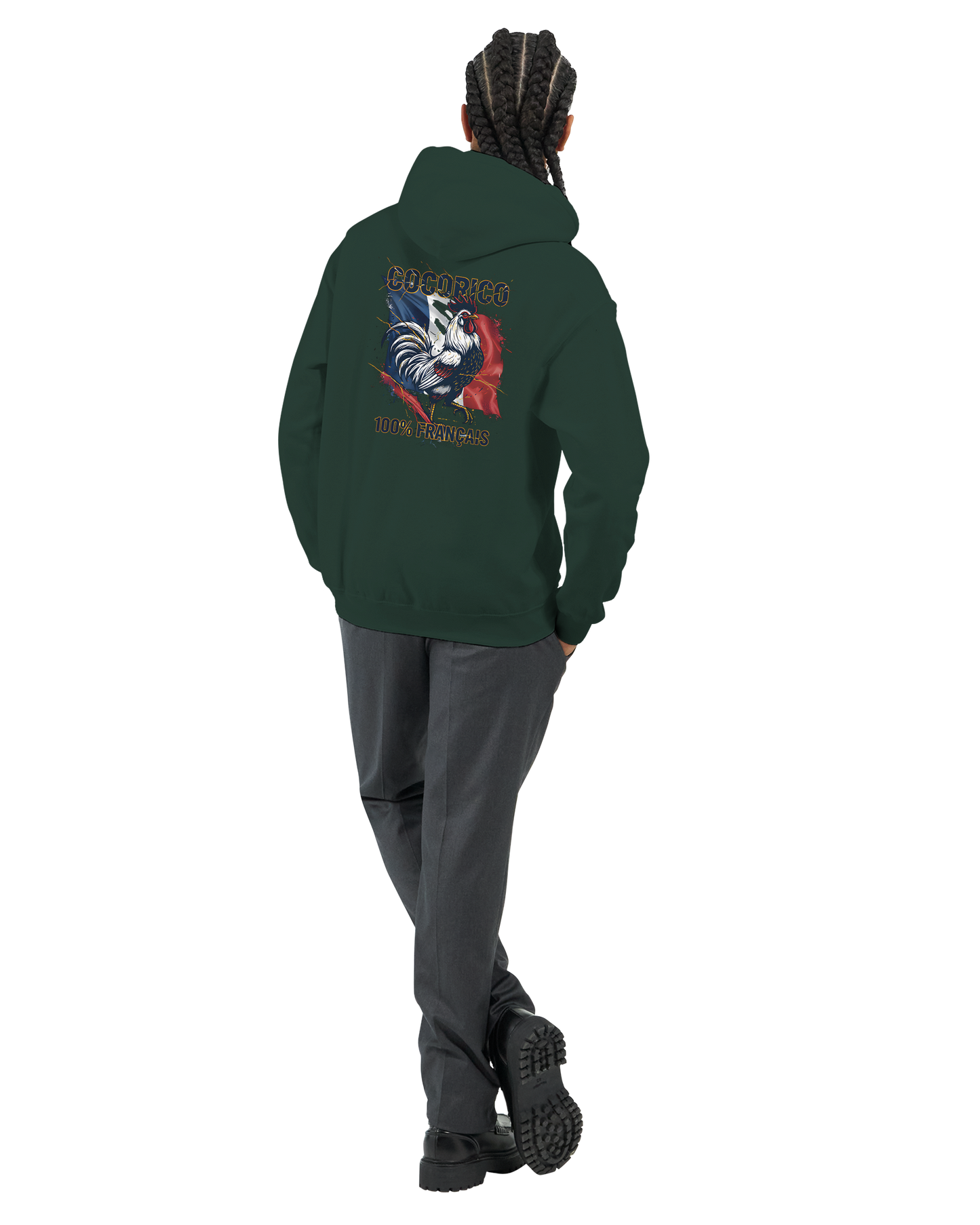 Sweat à Capuche Homme Cocorico – Confort et Style Français
