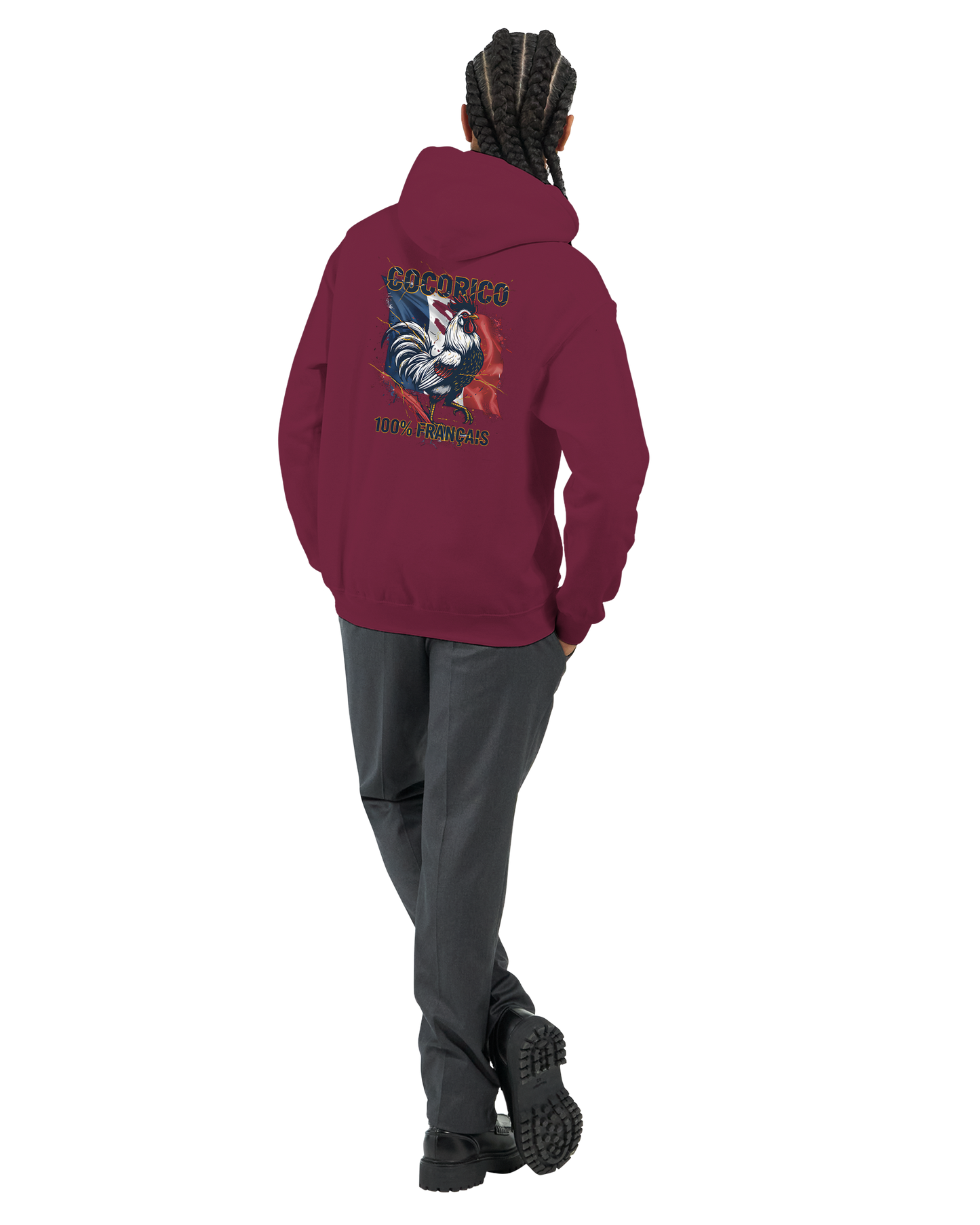 Sweat à Capuche Homme Cocorico – Confort et Style Français