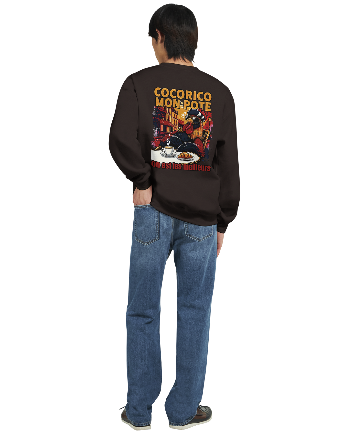 Sweat-shirt Cocorico On Est Les Meilleurs - Confort et Style Premium