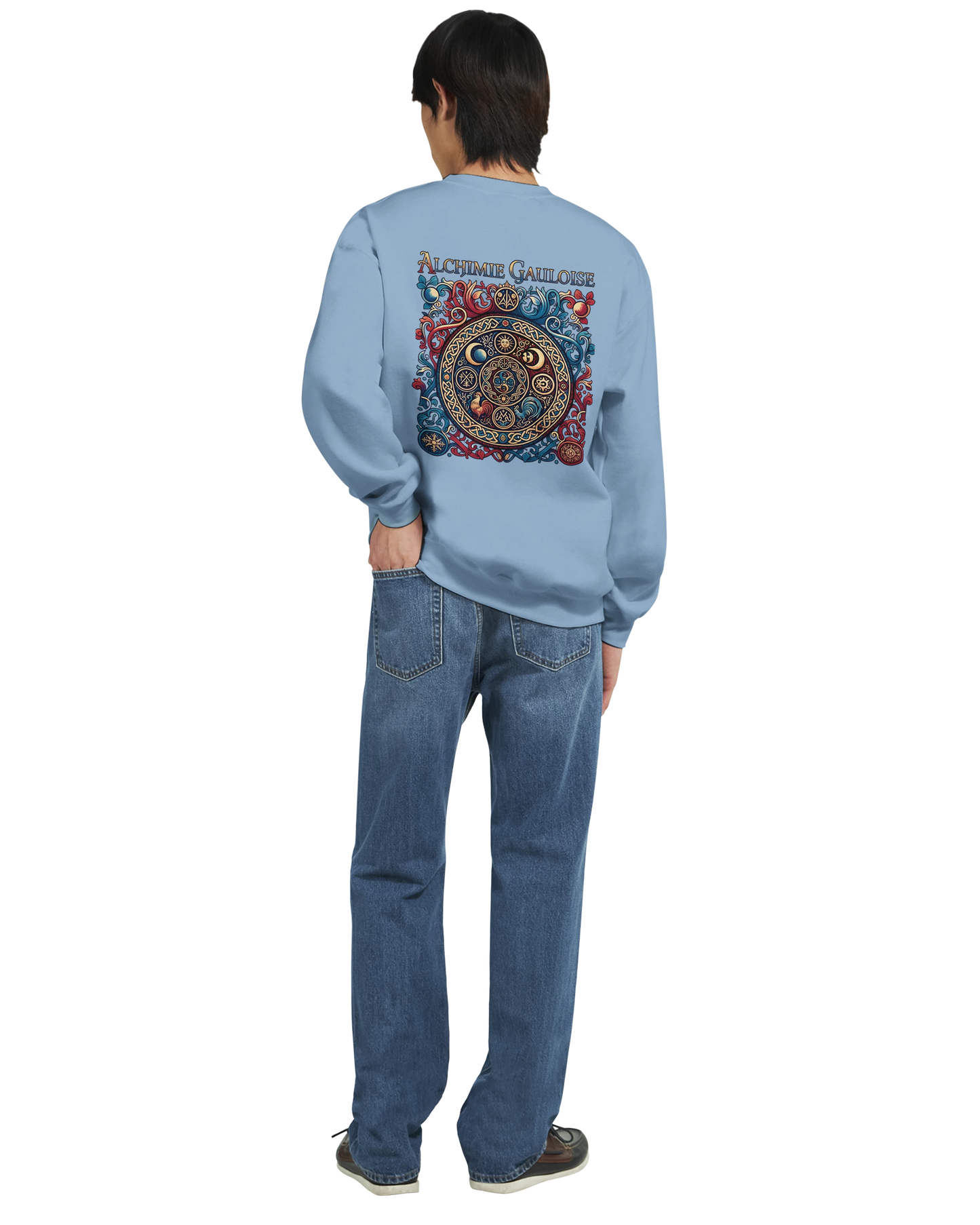 Sweat-shirt Homme Alchimie Gauloise – Coupe Classique Confortable