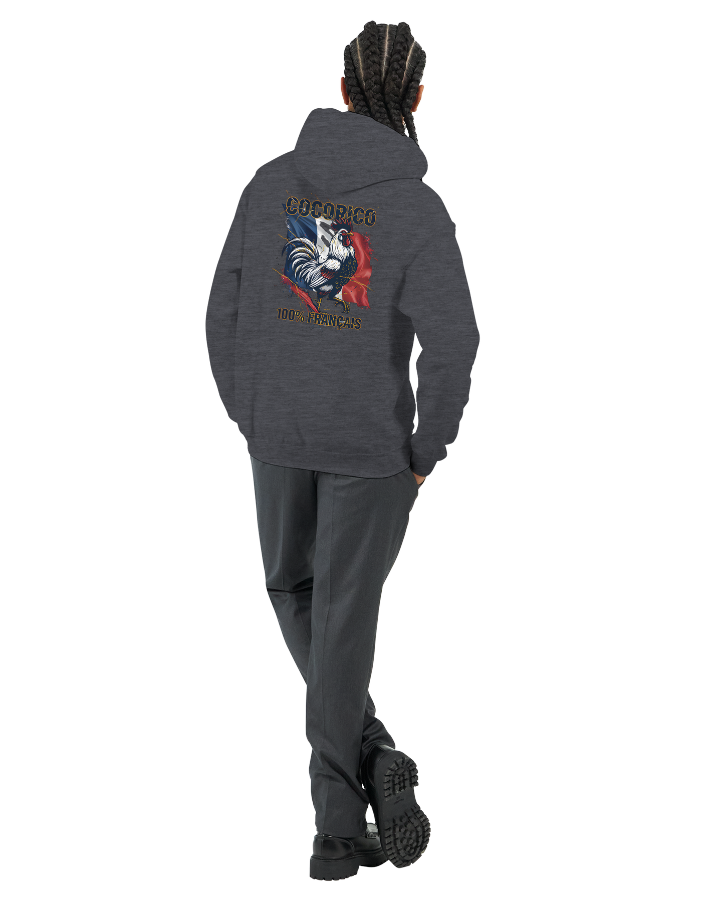 Sweat à Capuche Homme Cocorico – Confort et Style Français
