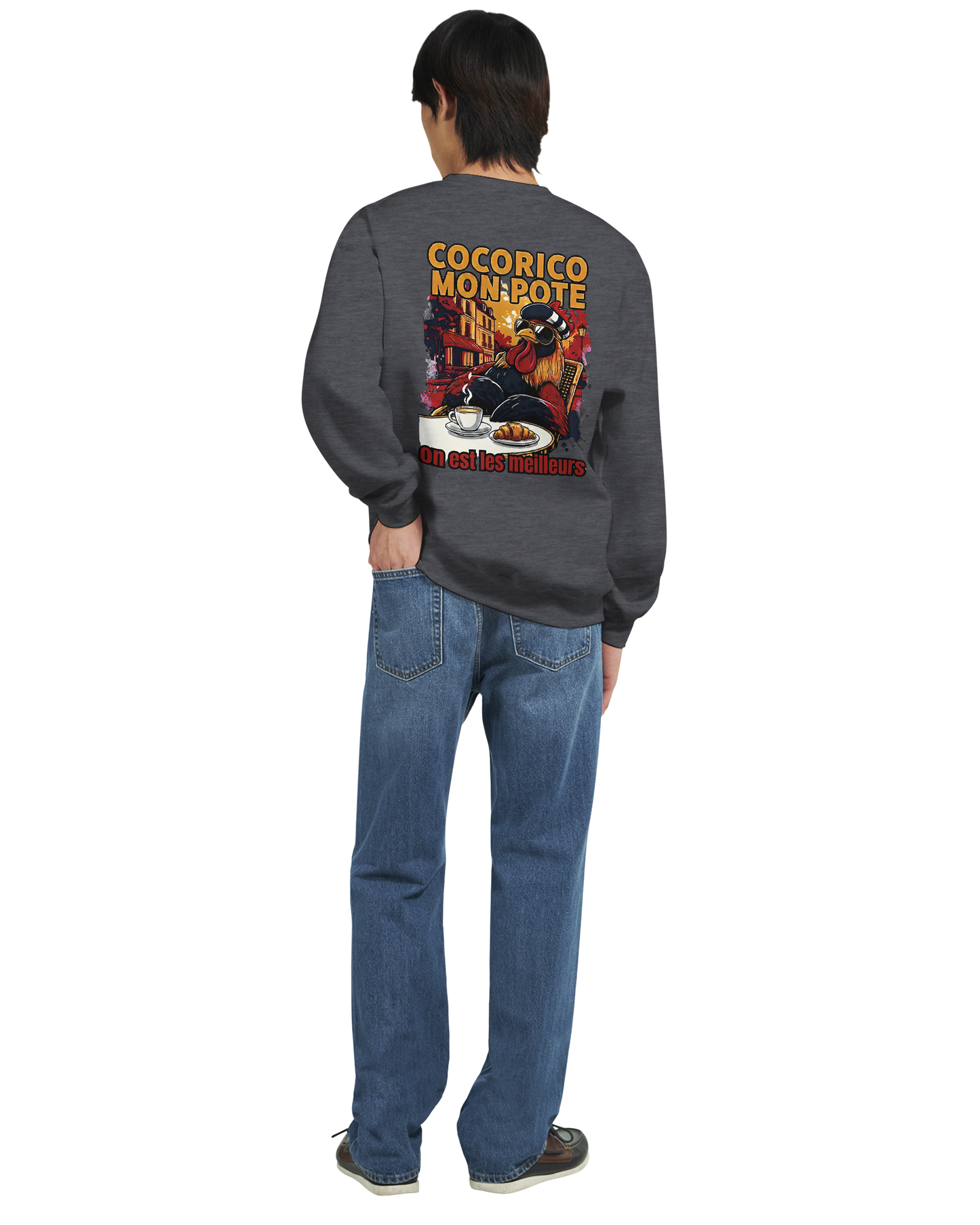 Sweat-shirt Cocorico On Est Les Meilleurs - Confort et Style Premium