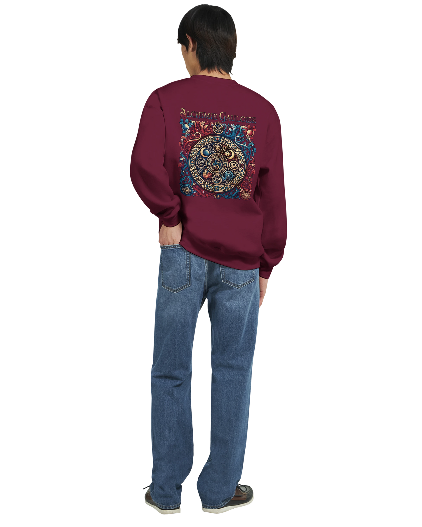 Sweat-shirt Homme Alchimie Gauloise – Coupe Classique Confortable