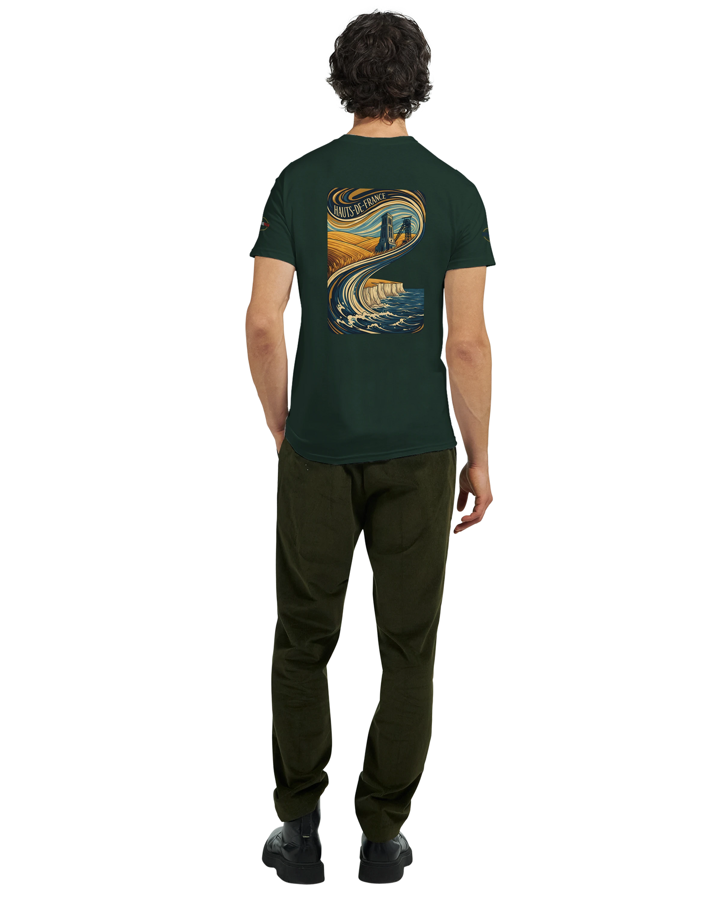 T-shirt Unisexe Haut de France - Coton Épais Premium