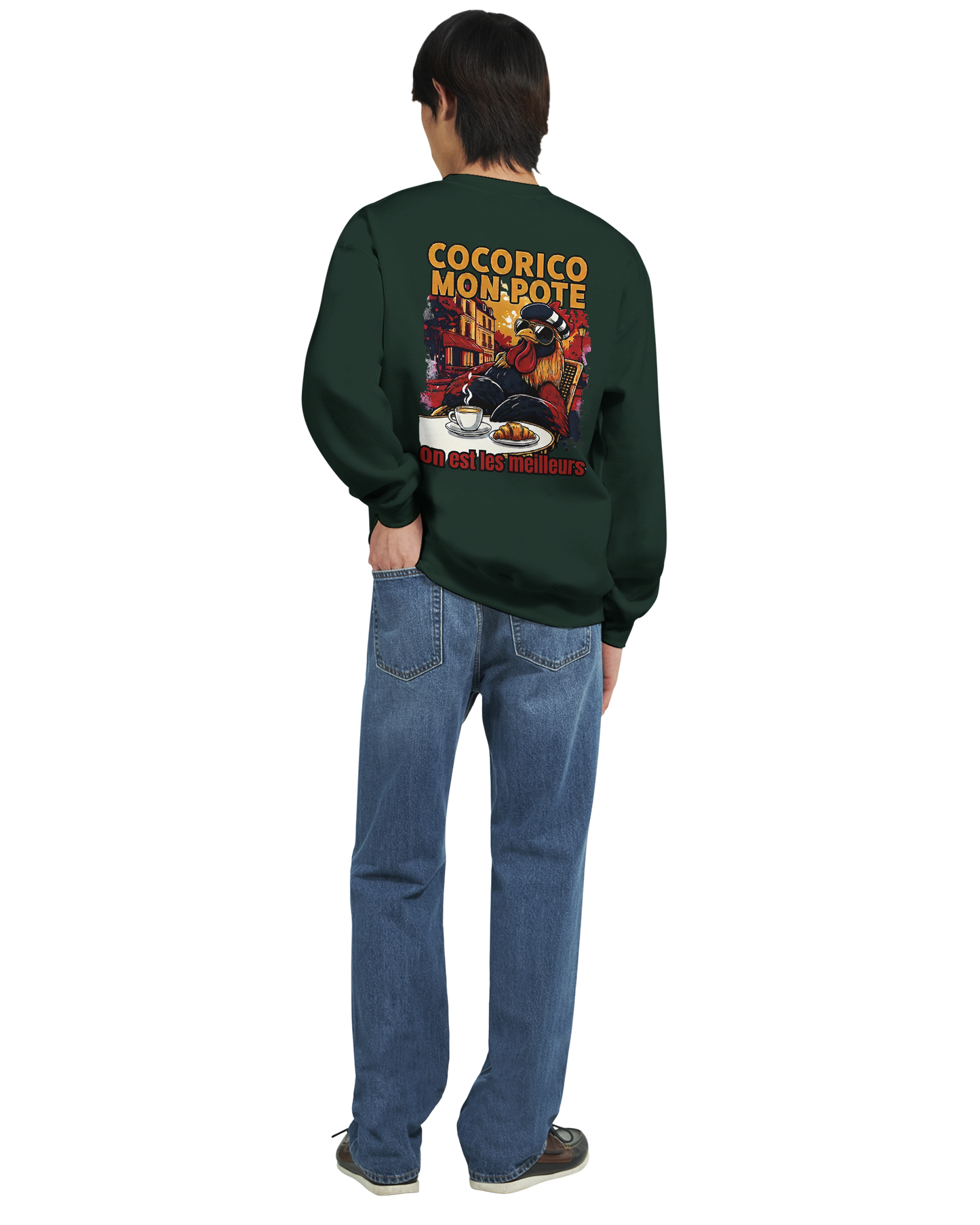 Sweat-shirt Cocorico On Est Les Meilleurs - Confort et Style Premium