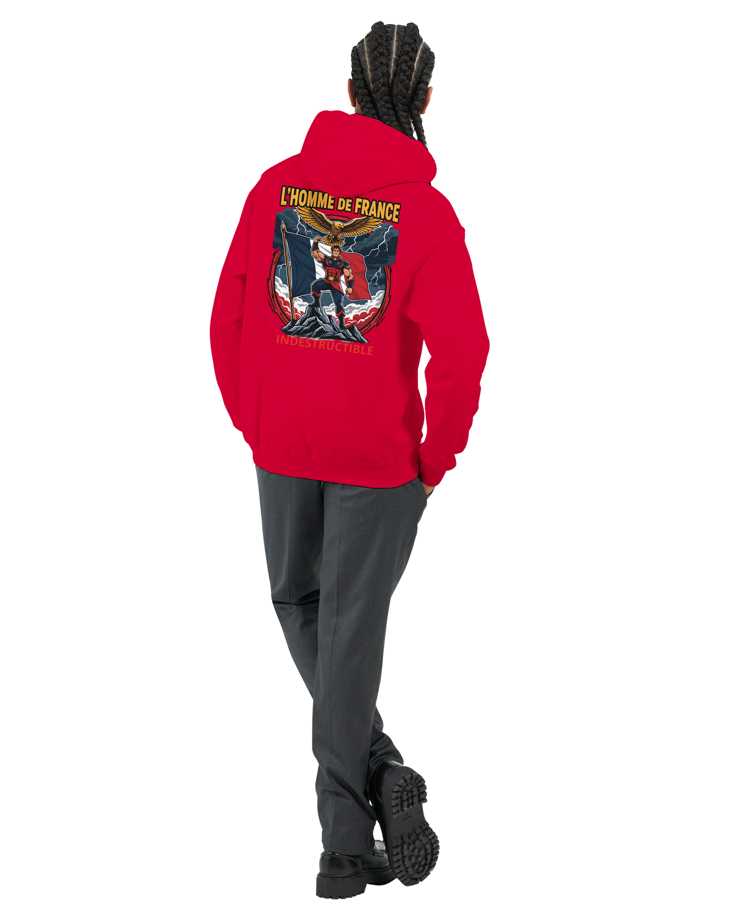 Sweat à Capuche Homme homme de France - Design France - Confort Premium