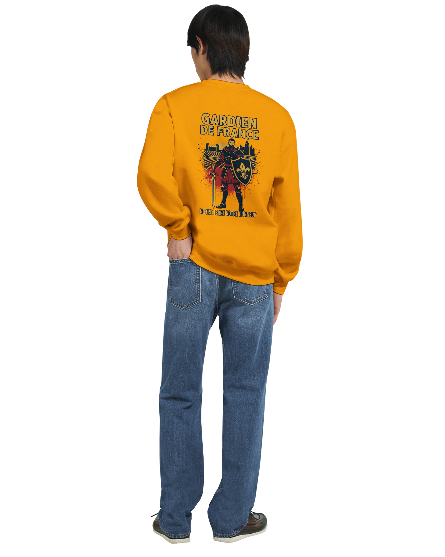 Sweat-shirt Homme Gardien de France - Premium French Heritage Apparel