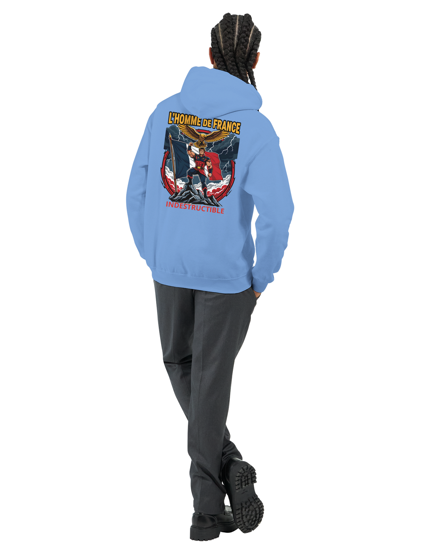 Sweat à Capuche Homme homme de France - Design France - Confort Premium