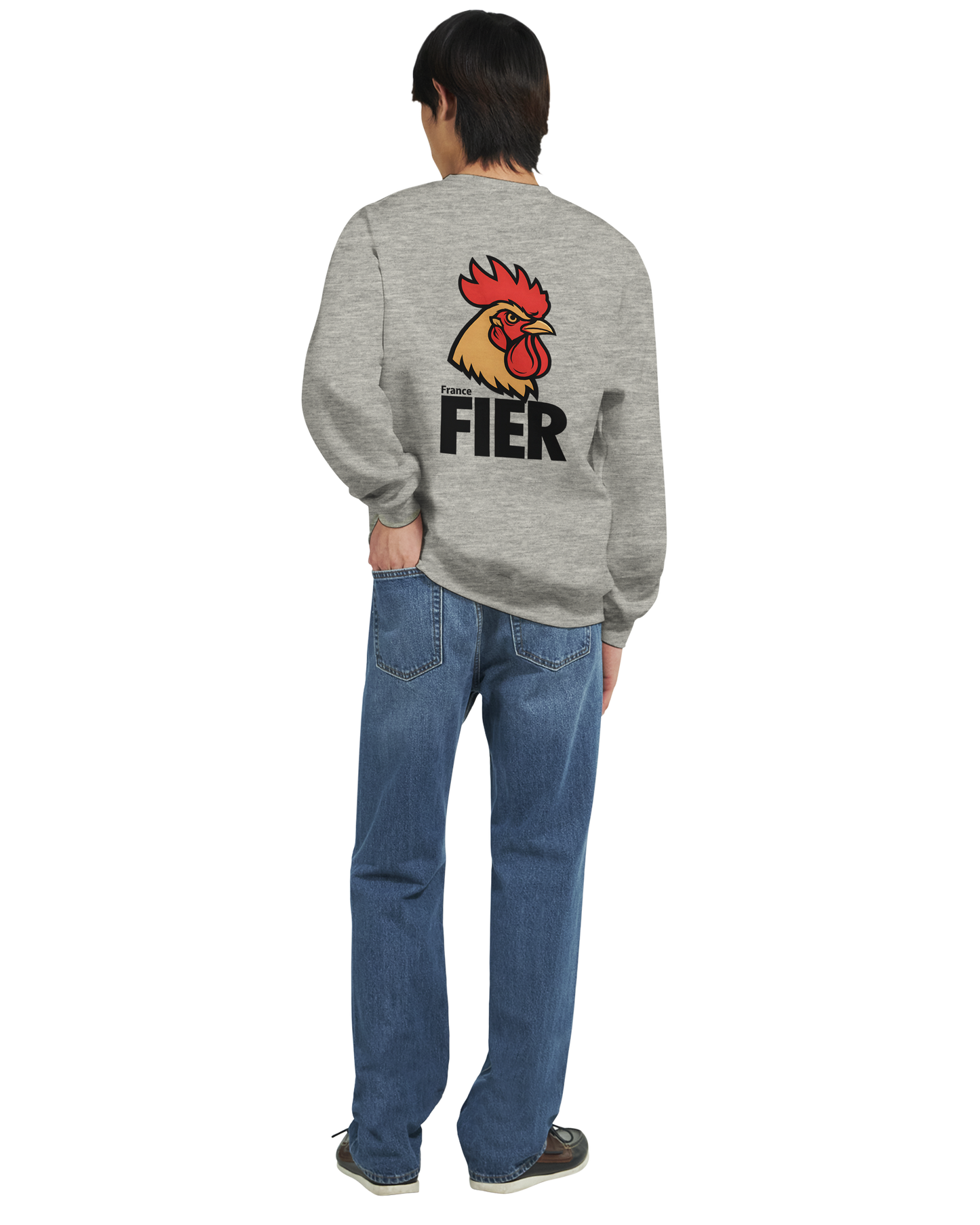 Sweat-shirt Homme France Fier - Coupe Classique et Confort Premium
